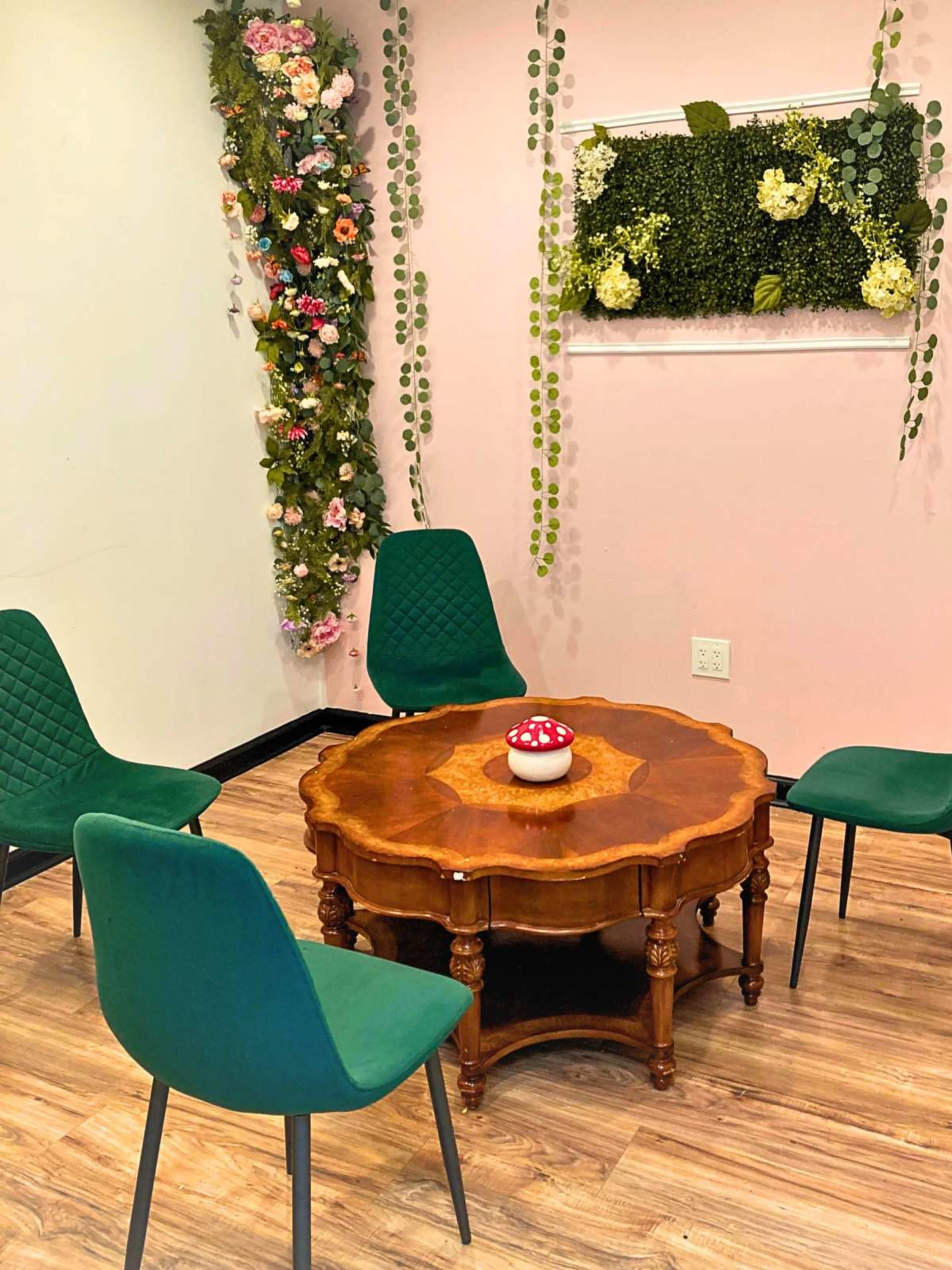 In a plaza with plenty of parking inside a boba and tea cafe with plenty of inspiring corners Image in Robbinsville Center, Hamilton, NJ