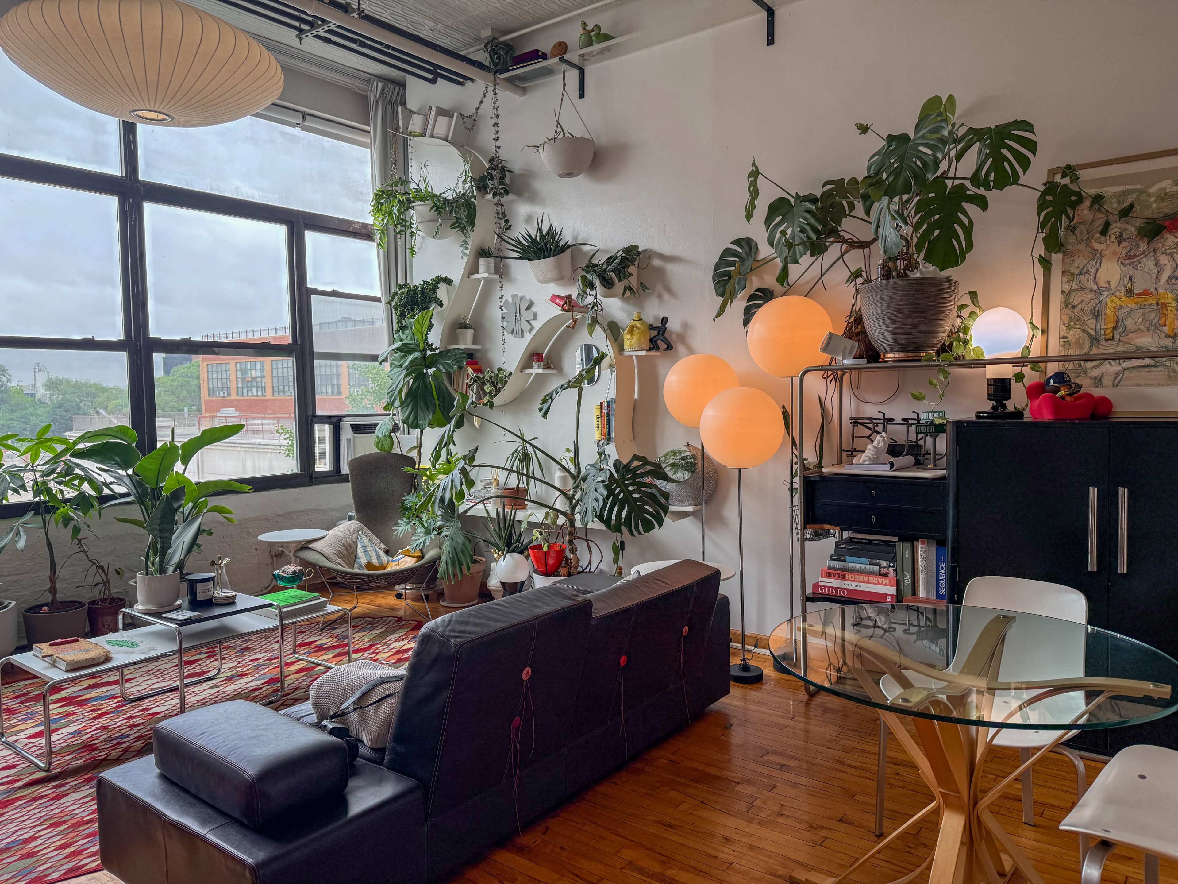 Designer Loft with 14ft Windows & Lush Greenery Image in Bushwick, Brooklyn, NY