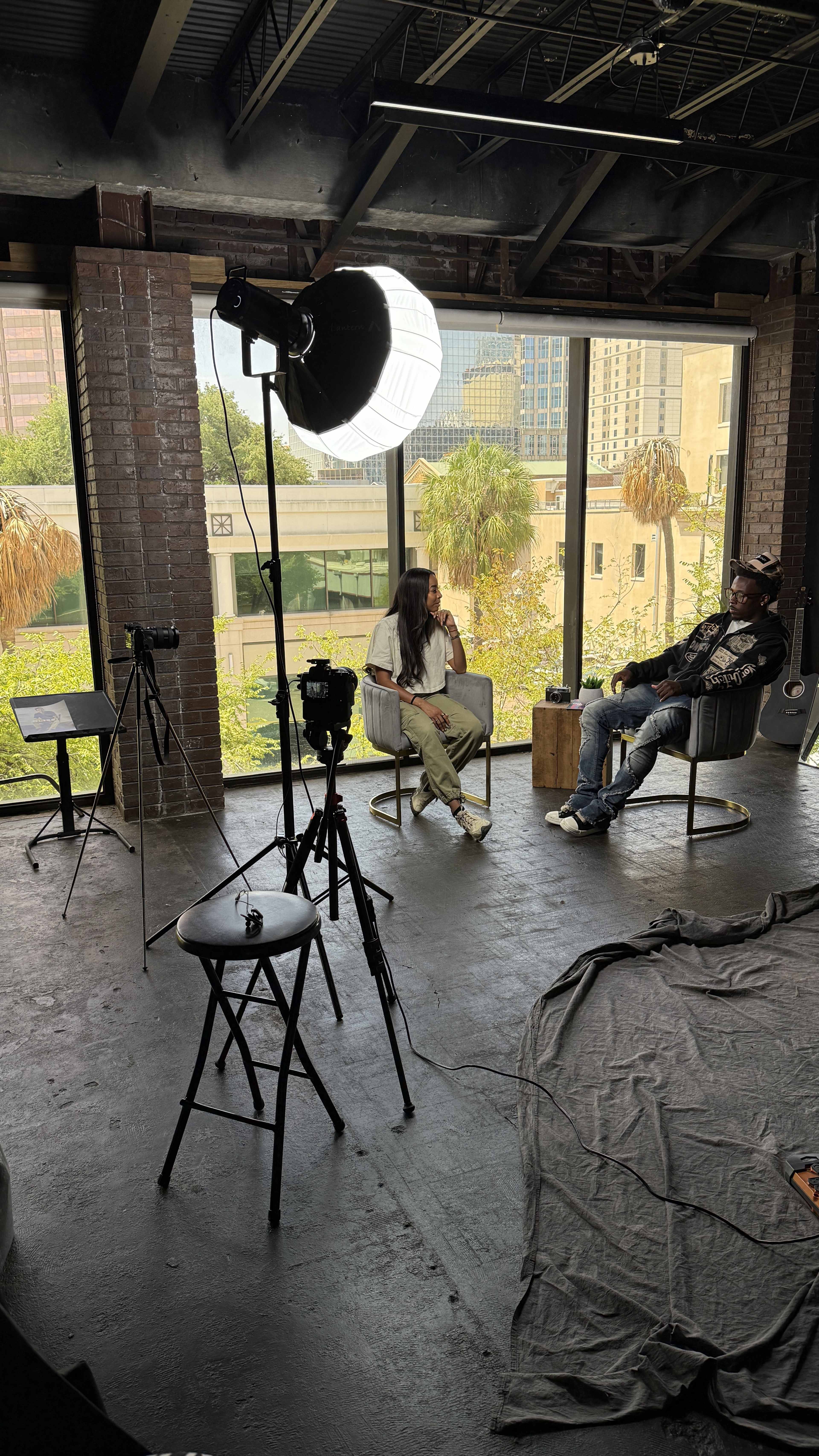 Podcast recording