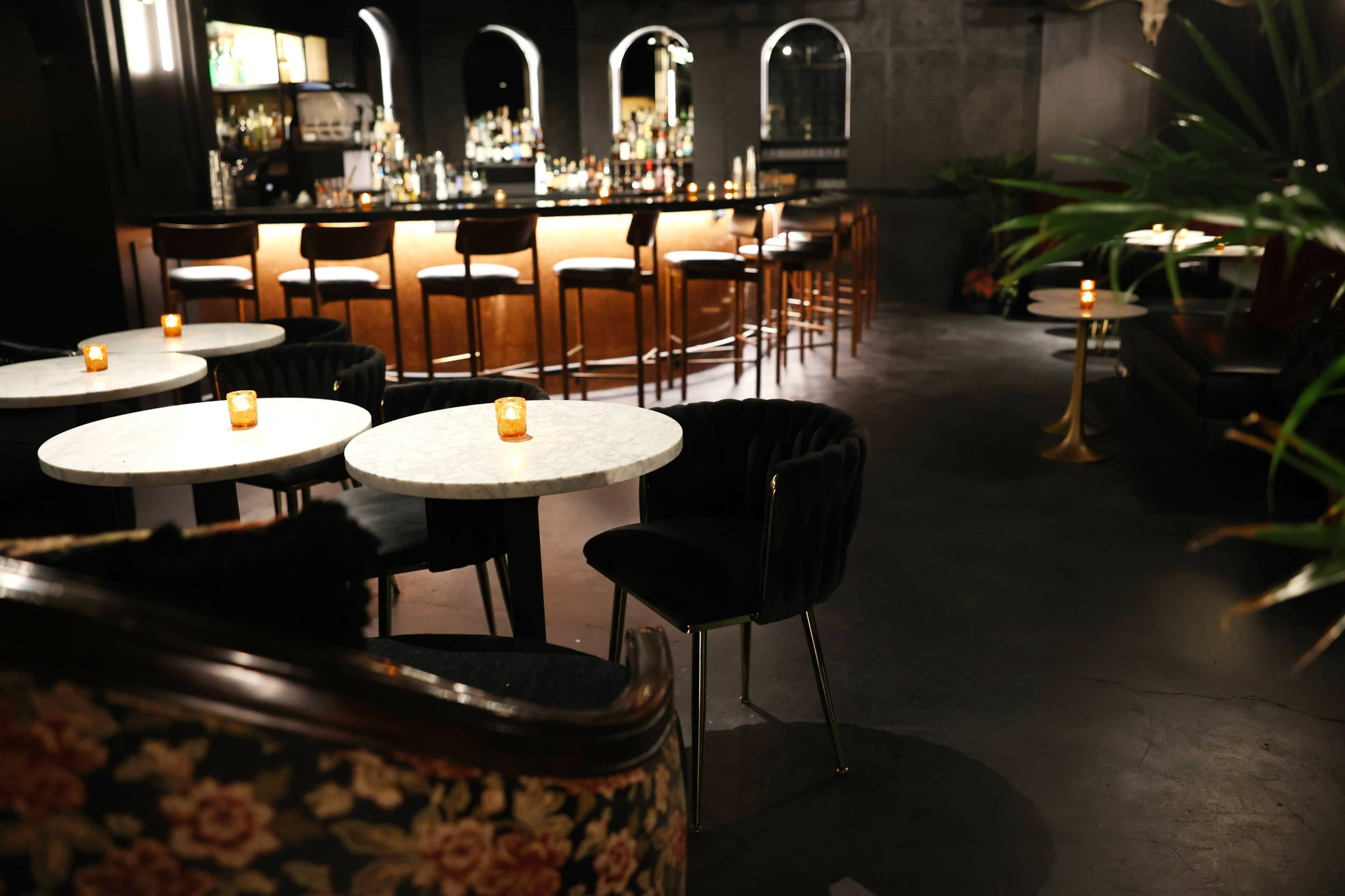 Dark & Moody River Oaks Cocktail Bar Image in Afton Oaks / River Oaks Area, Houston, TX