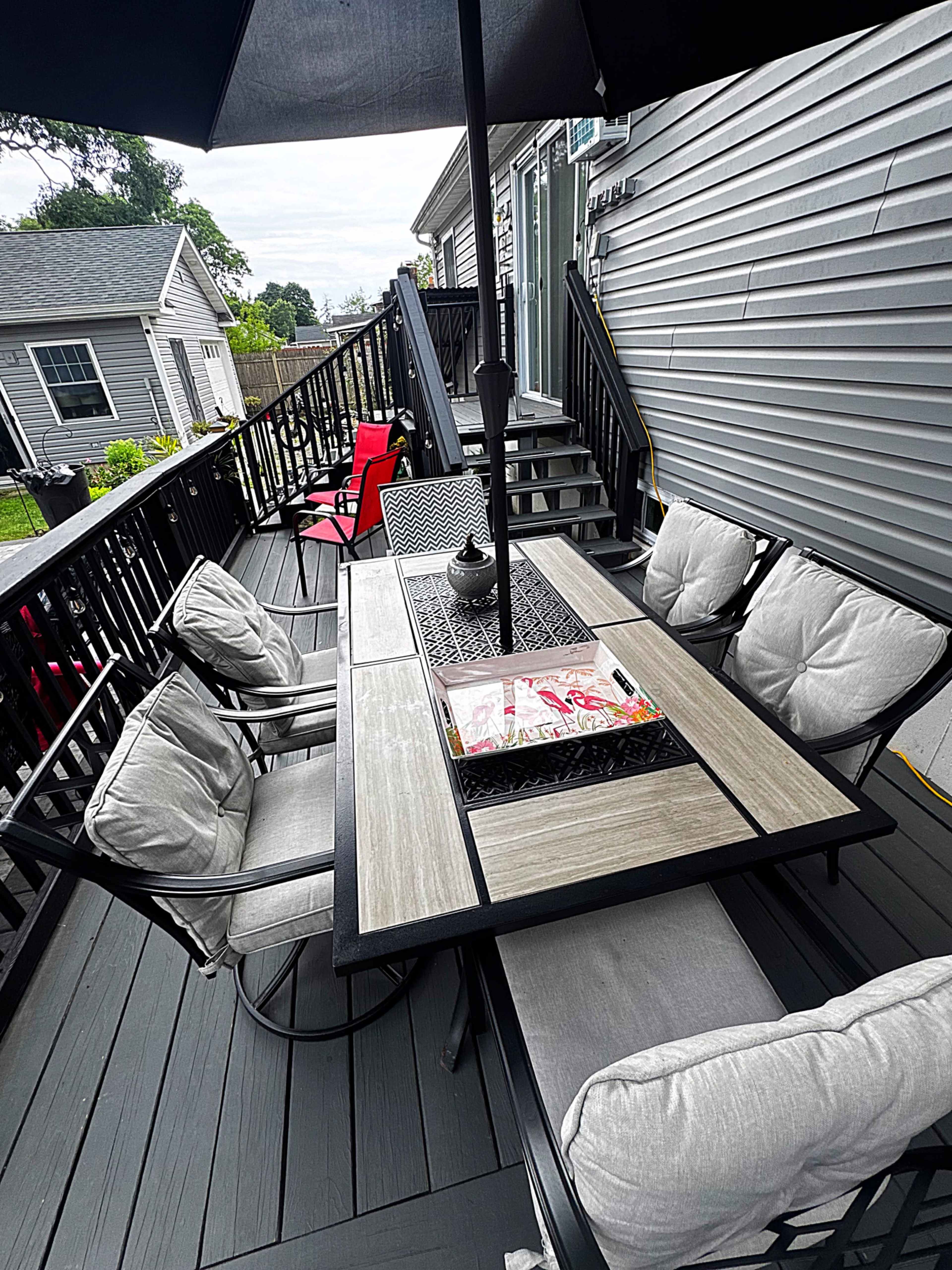 Private Resort-Style Backyard with Heated Pool & Cinema Image in Islip, Bayshore, NY