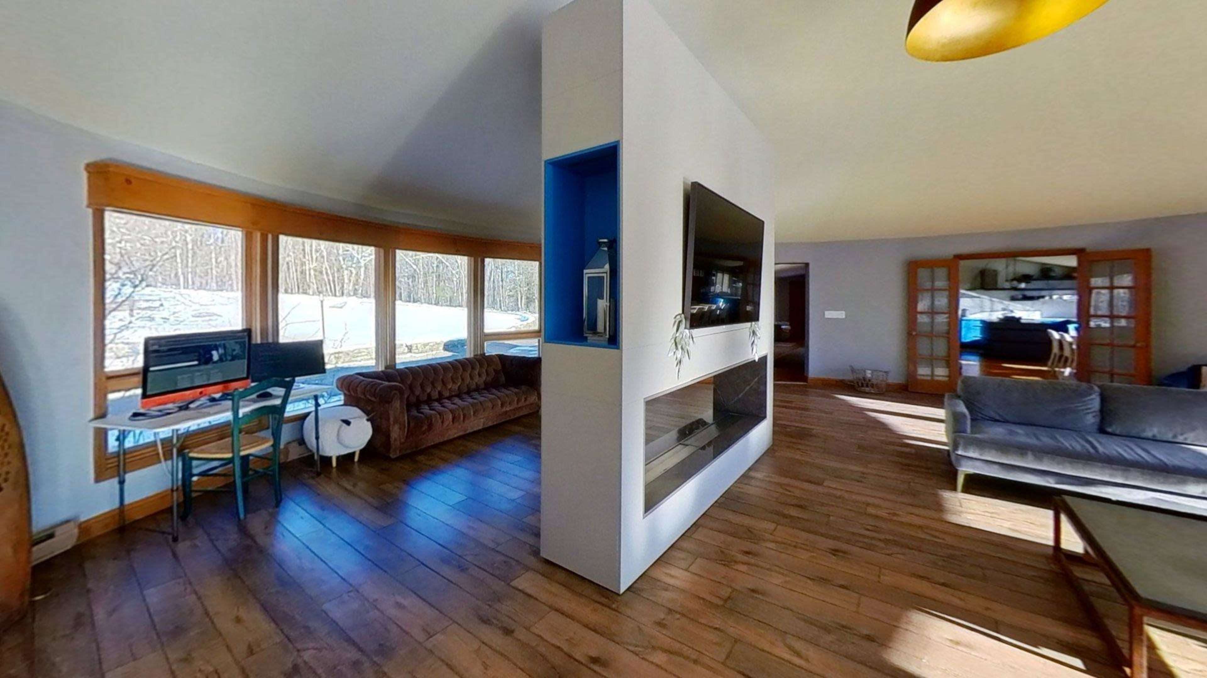 Light-Filled activity Deltec dome house in the Woods – Ideal for Classes, Workshops & Gatherings Image in Windham, Windham, NY