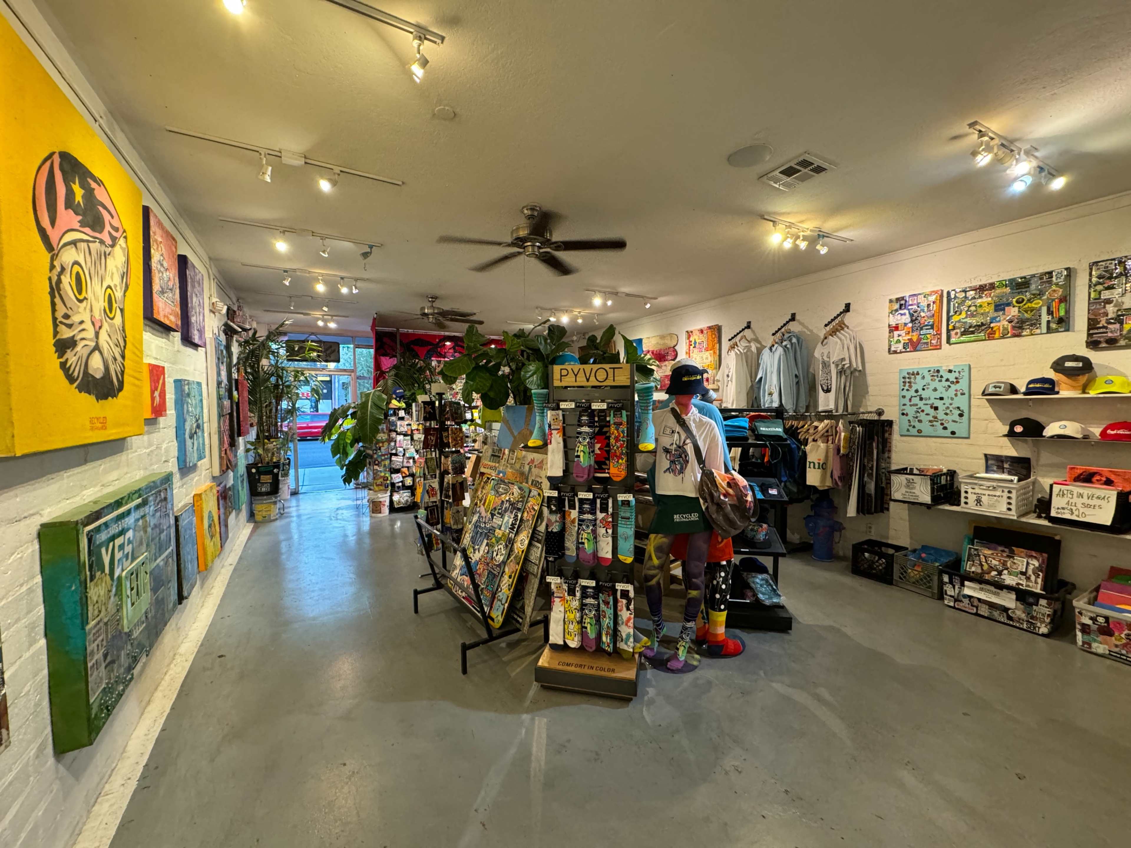 Recycled Propaganda: Urban Art Gallery Image in Downtown Las Vegas, Las Vegas, NV