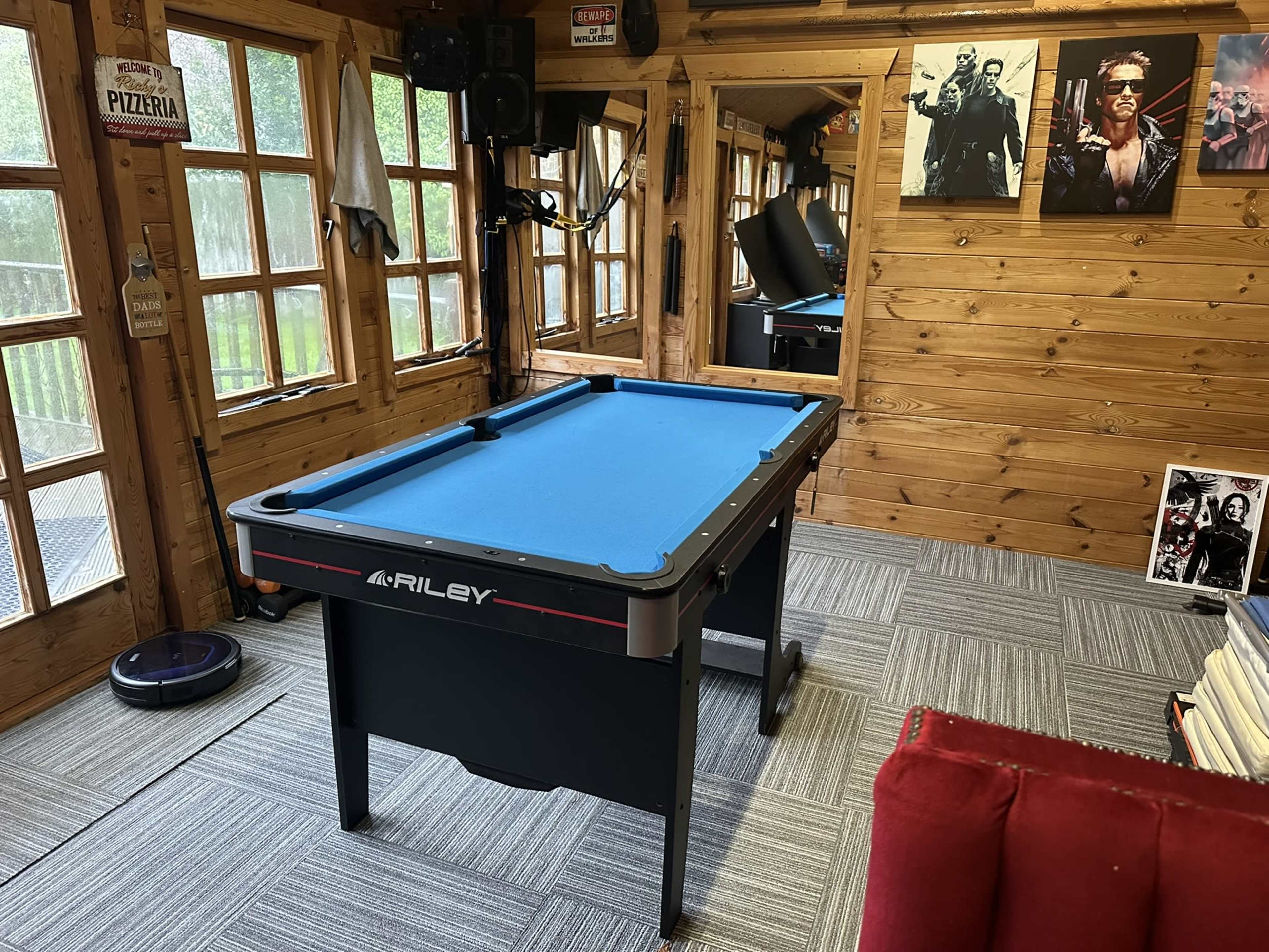 Retro themed summerhouse with booth, cottage style kitchen, modern lounge diner Image in Totton and Eling, Southampton, ENG