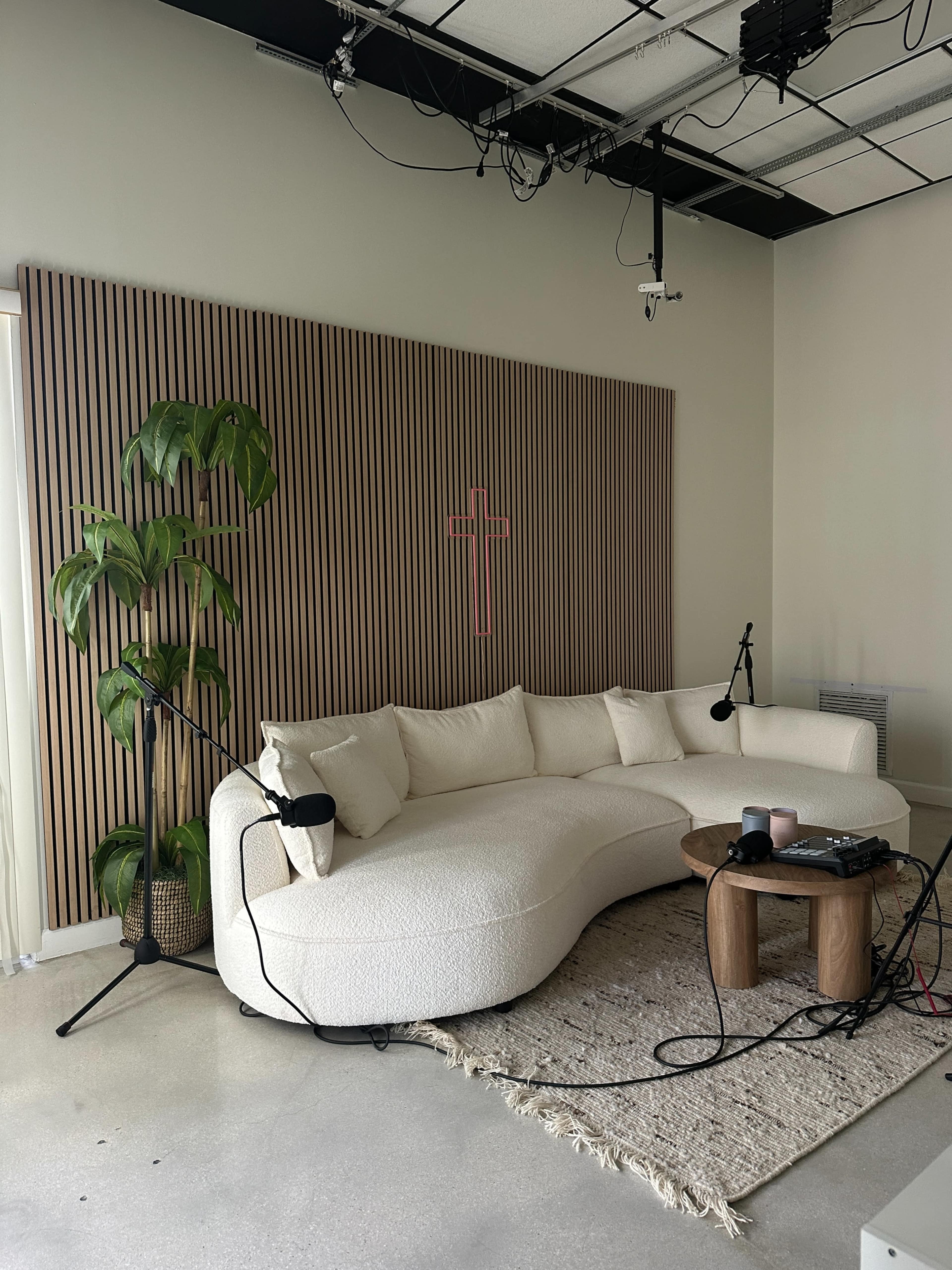 Aesthetic Studio, Podcast Room, Modern & Clean Vibe, Plants Image in Pompano Beach, Pompano, FL