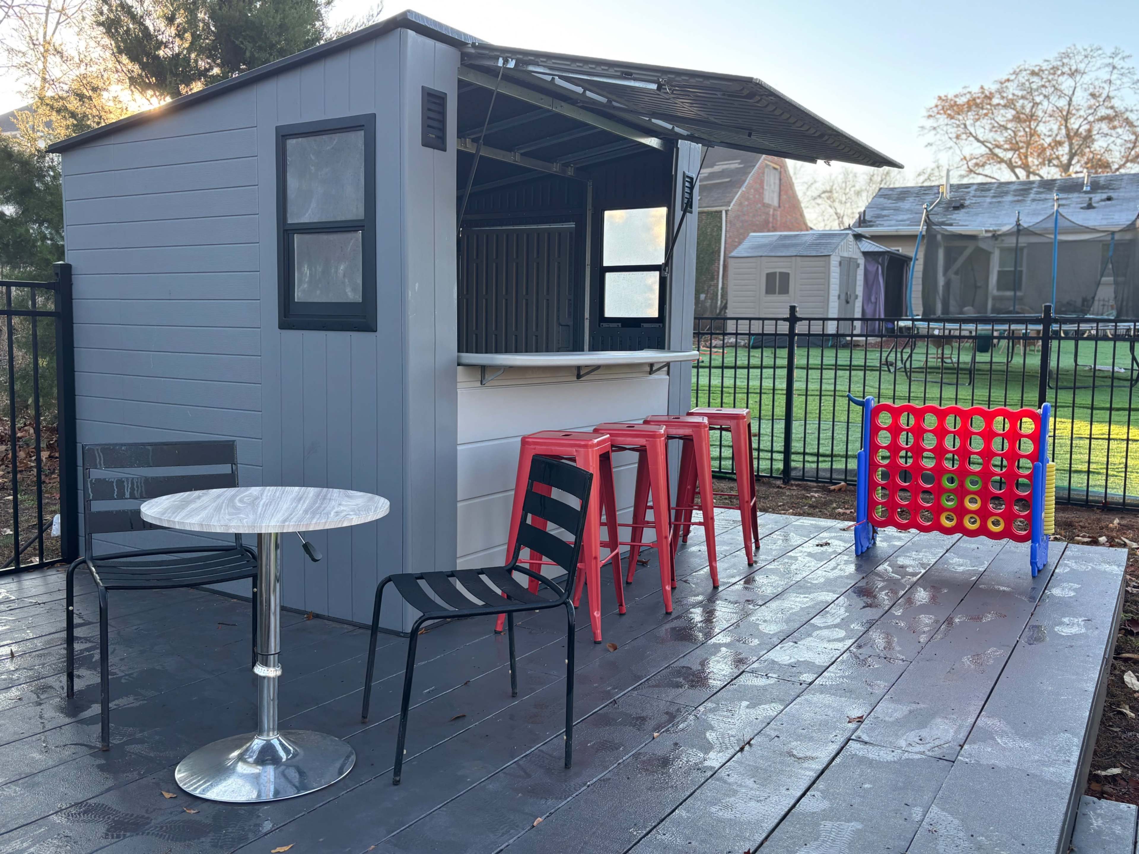 Beltline Shaded Dog Park Turf Yard with  Fence Image in Westview, Atlanta, GA