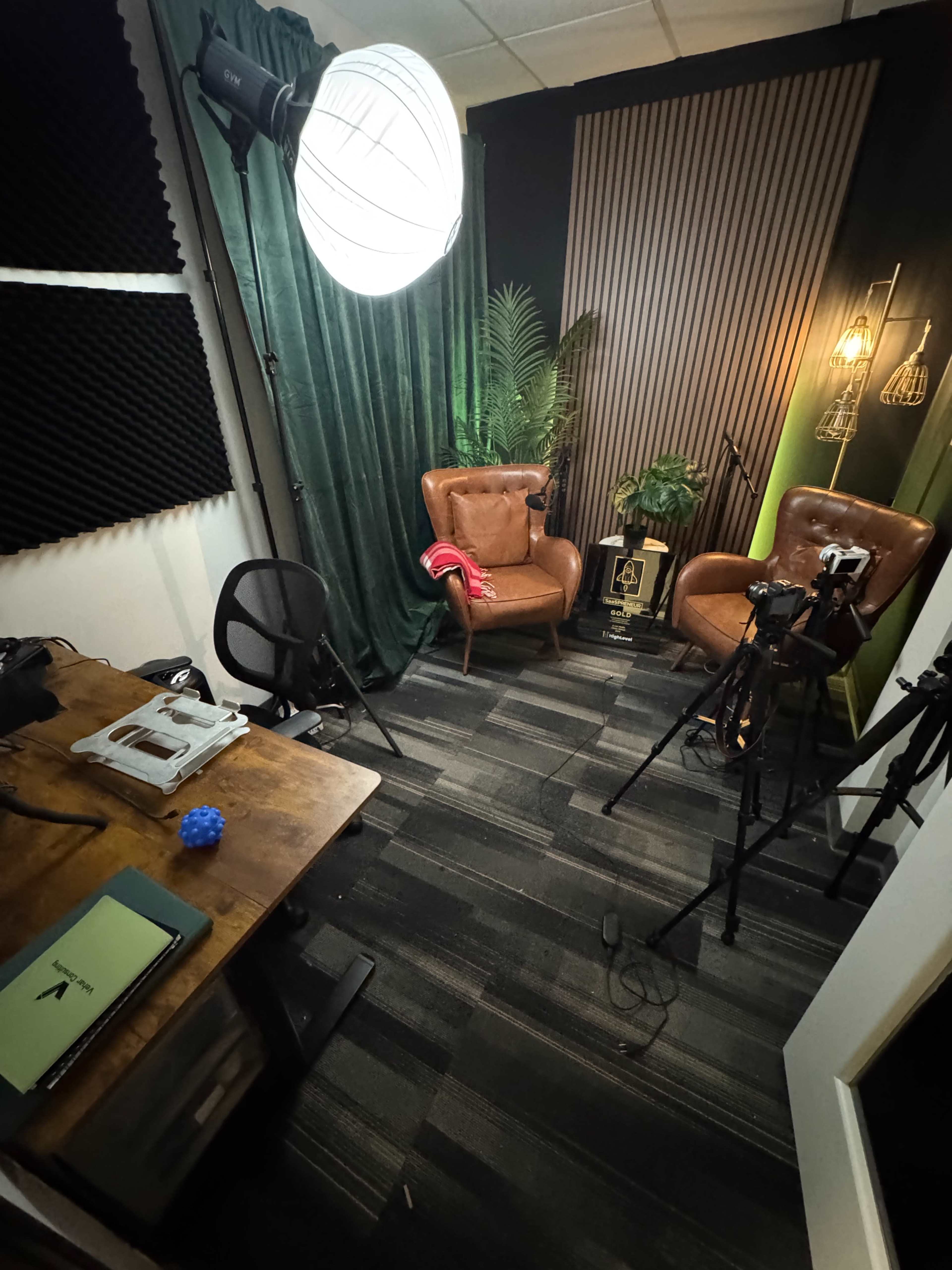Modern Podcast Studio Image in Mission Beach, San Diego, CA