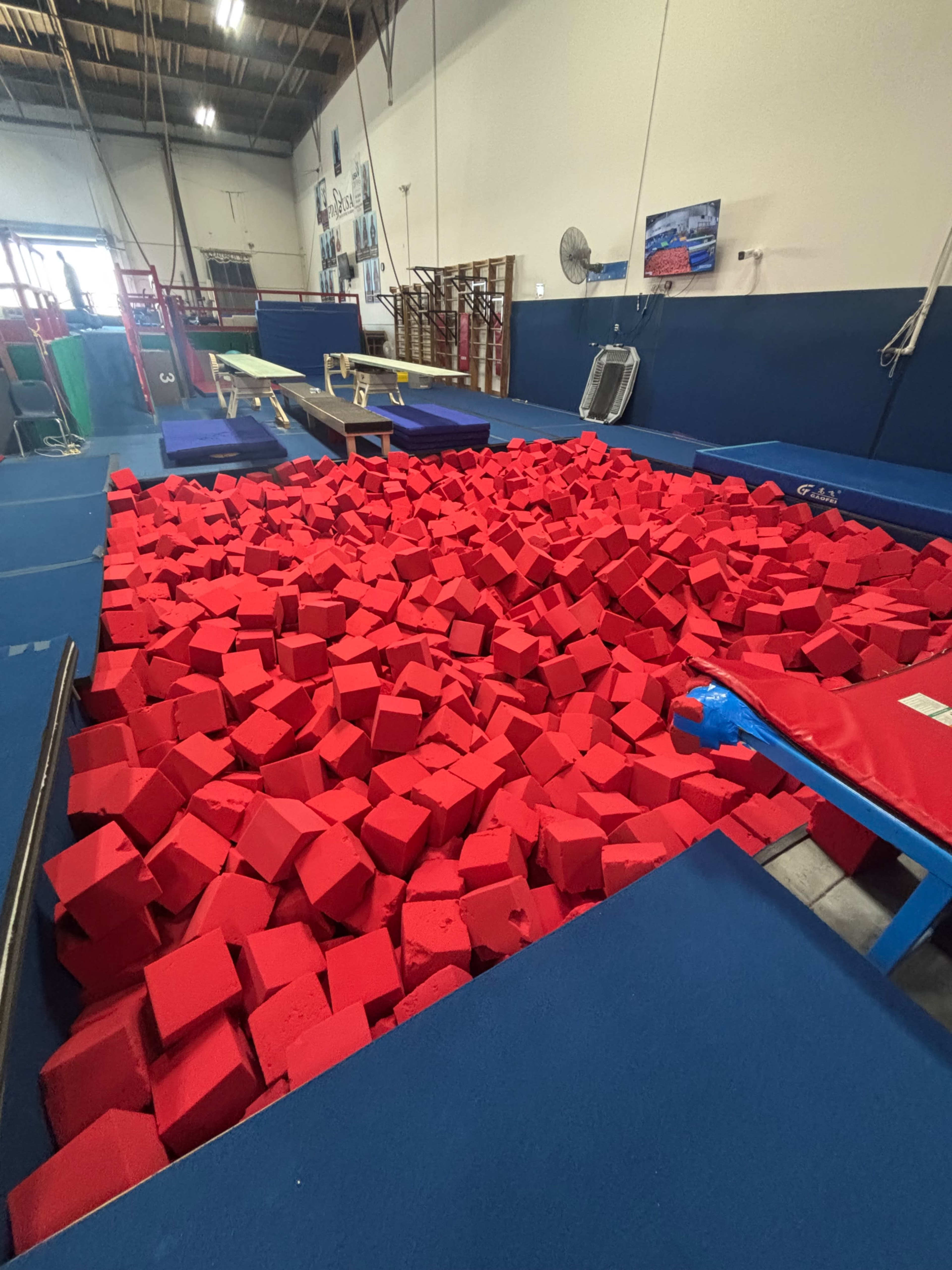 Flipping Fantastic high ceilings gym Image in Santa Fe Springs, Santa Fe Springs, CA