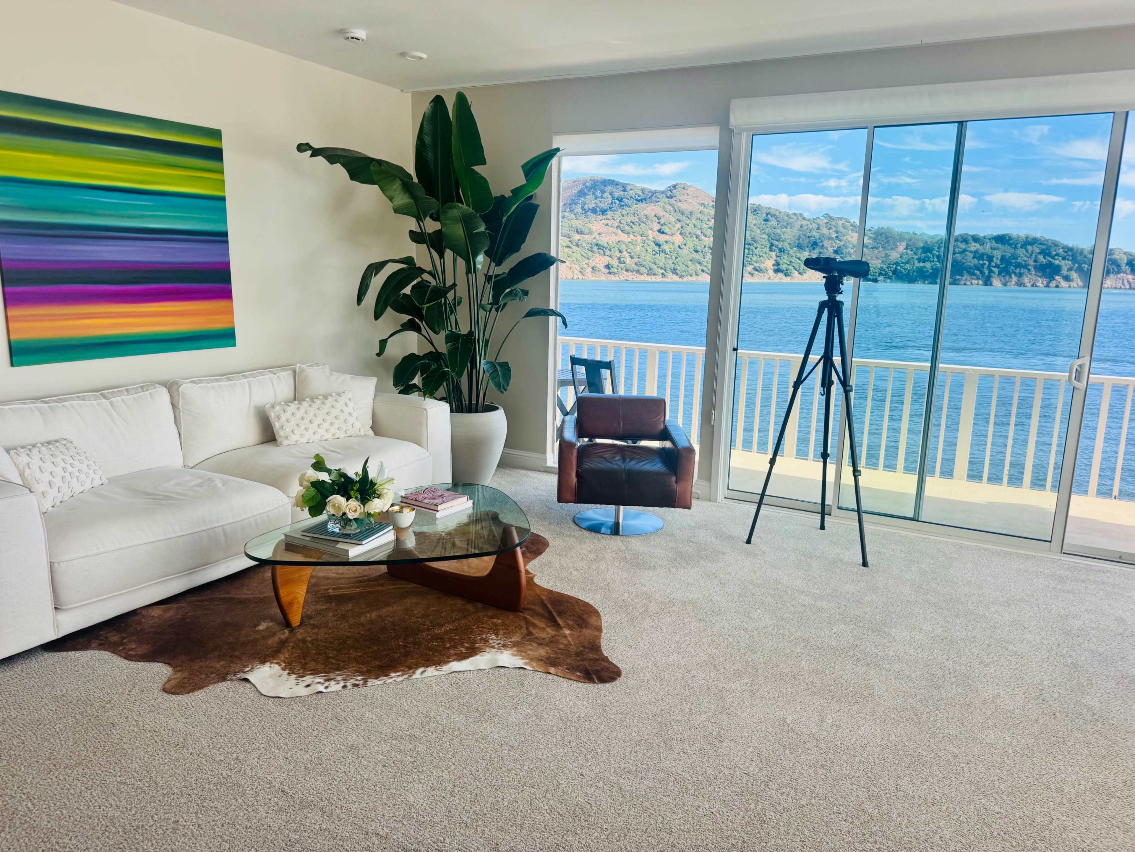 Water Front Iconic Golden Gate Bridge View Image in Belvedere Tiburon, Tiburon, CA