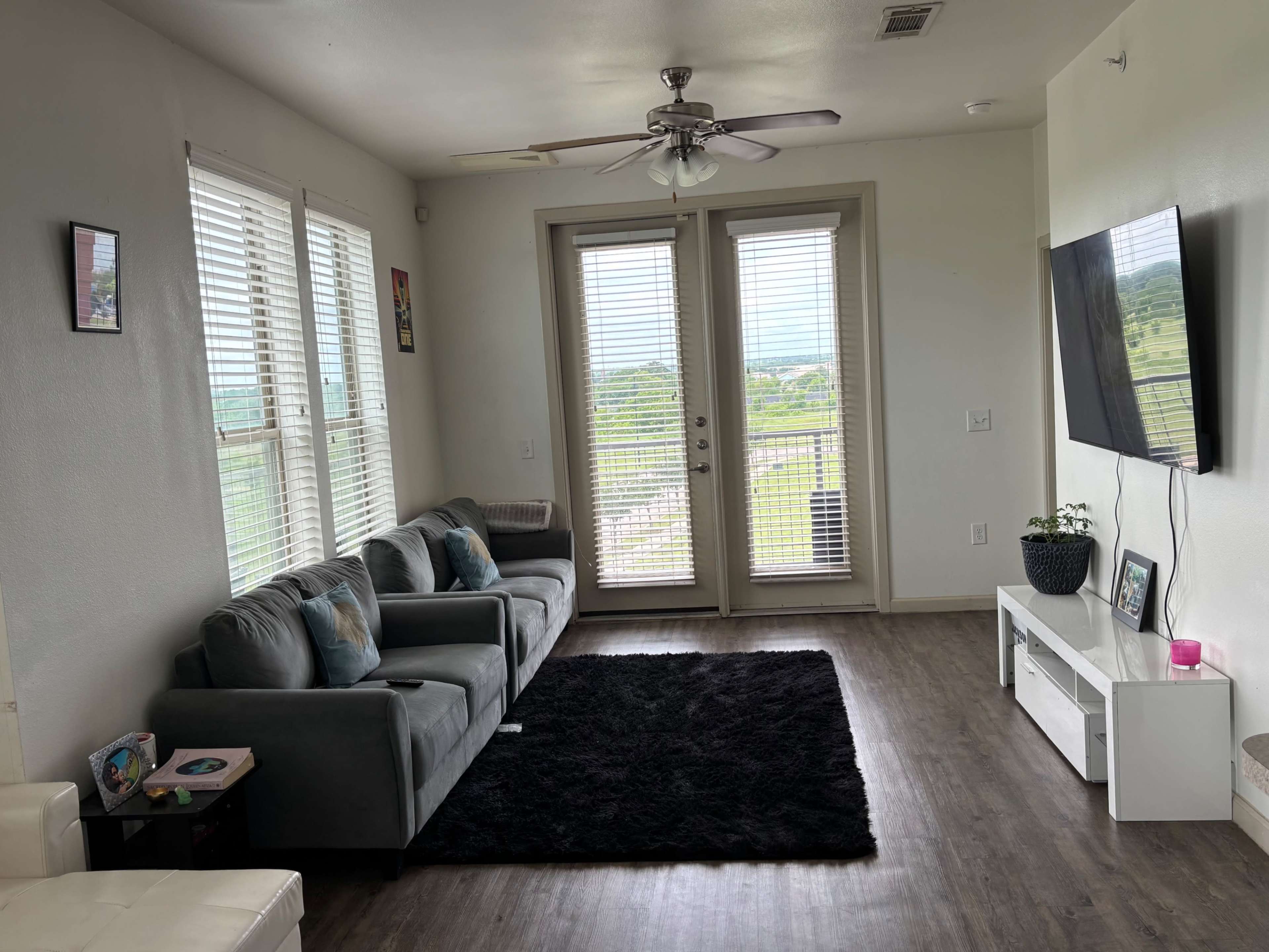 Beautiful wraparound patio nice scene. Image in The New Mitchell Boulevard, Fort worth, TX