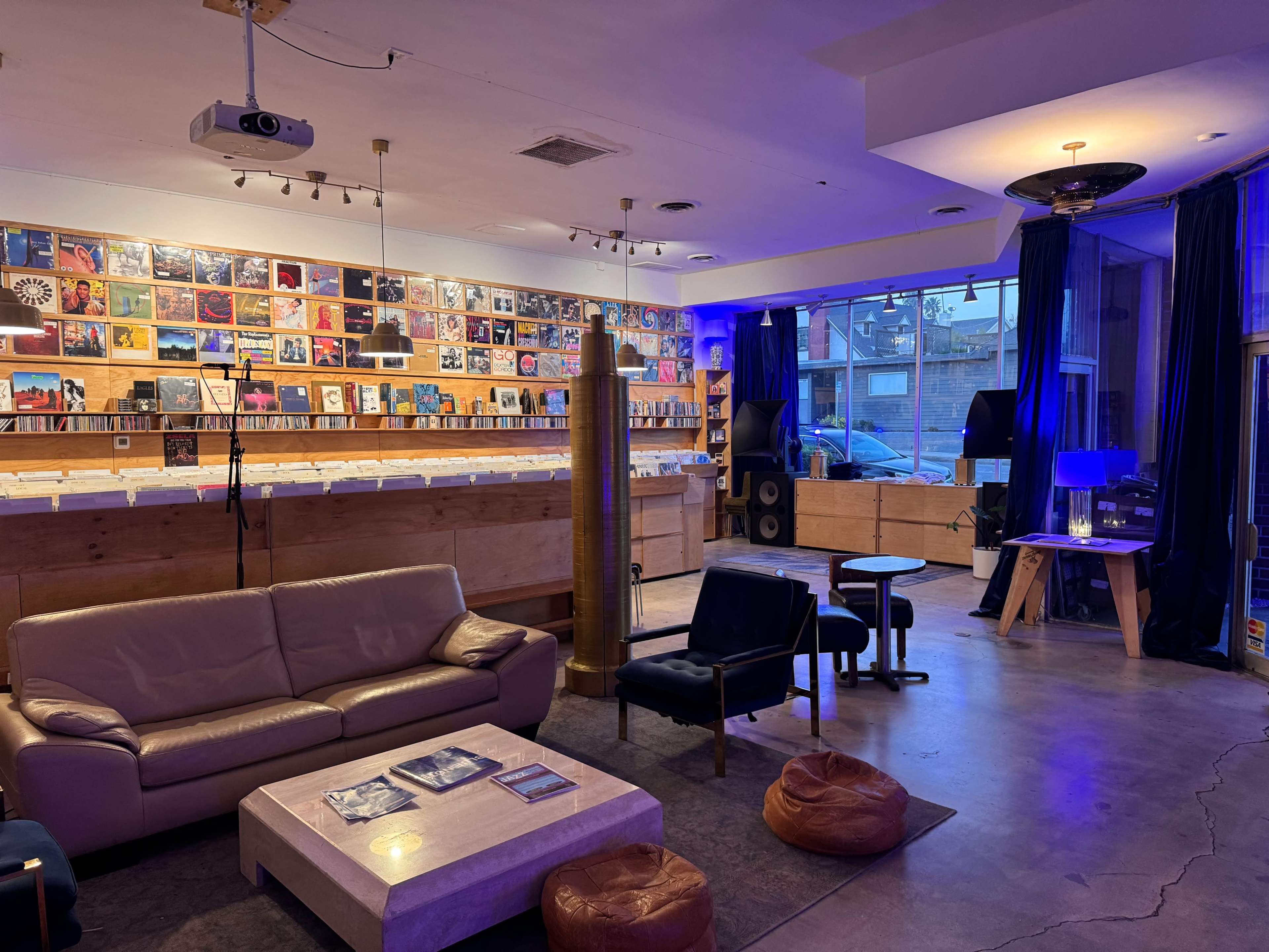 Record store and live performance event space/venue, baby grand piano, beautiful Image in Catalina Villas, Pasadena, CA