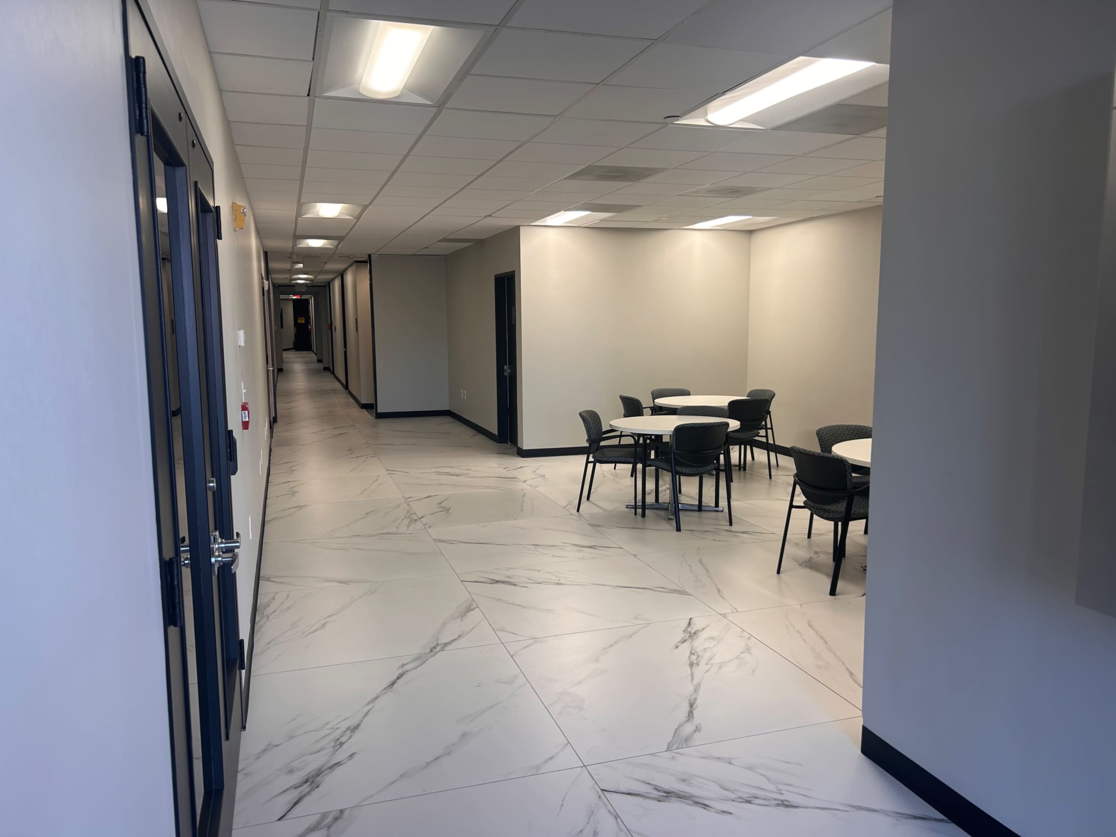 Corporate Event Suite with Stage & Dual Screens Image in Briar Forest, Houston, TX