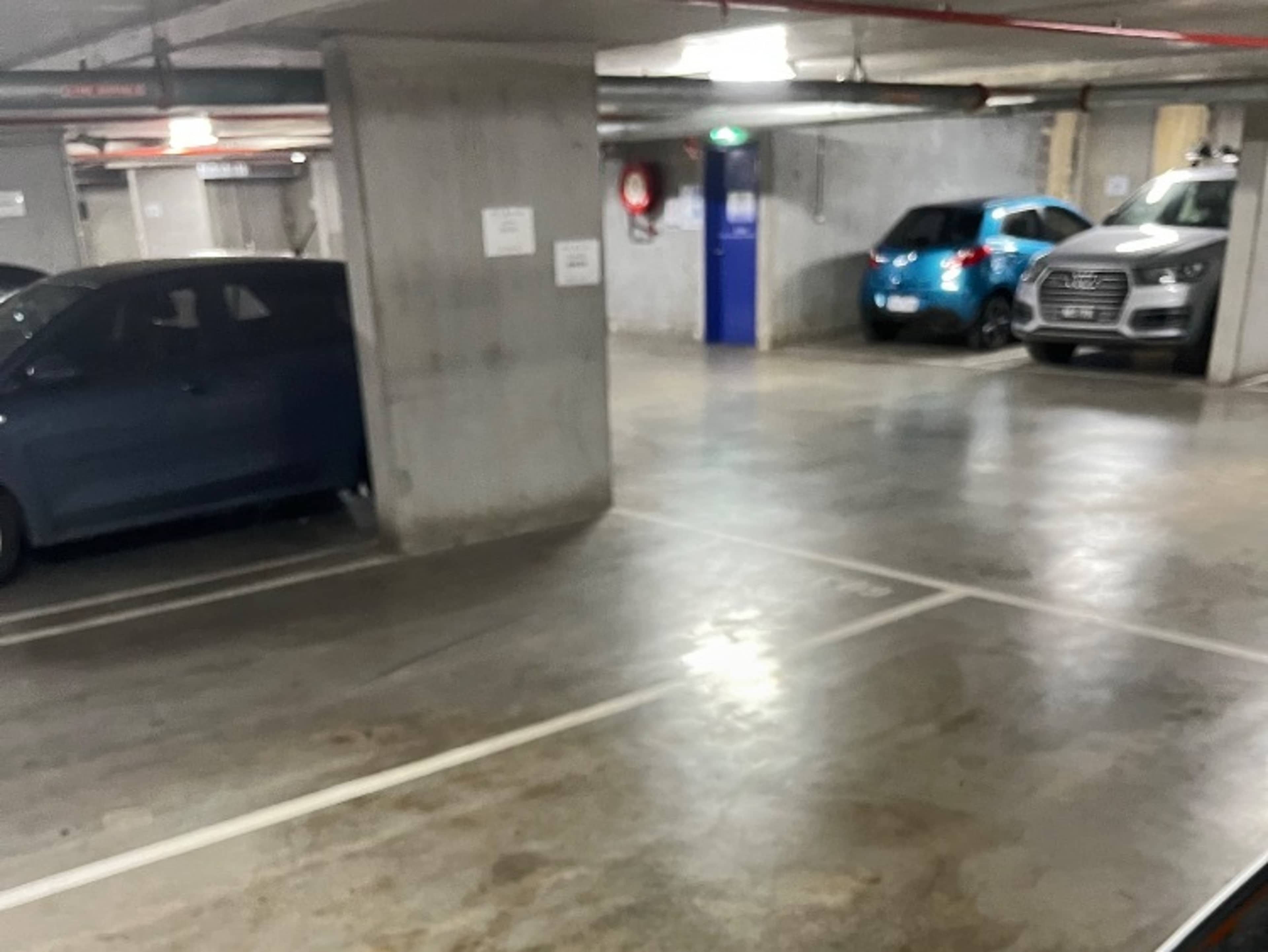 On-site secure underground parking space