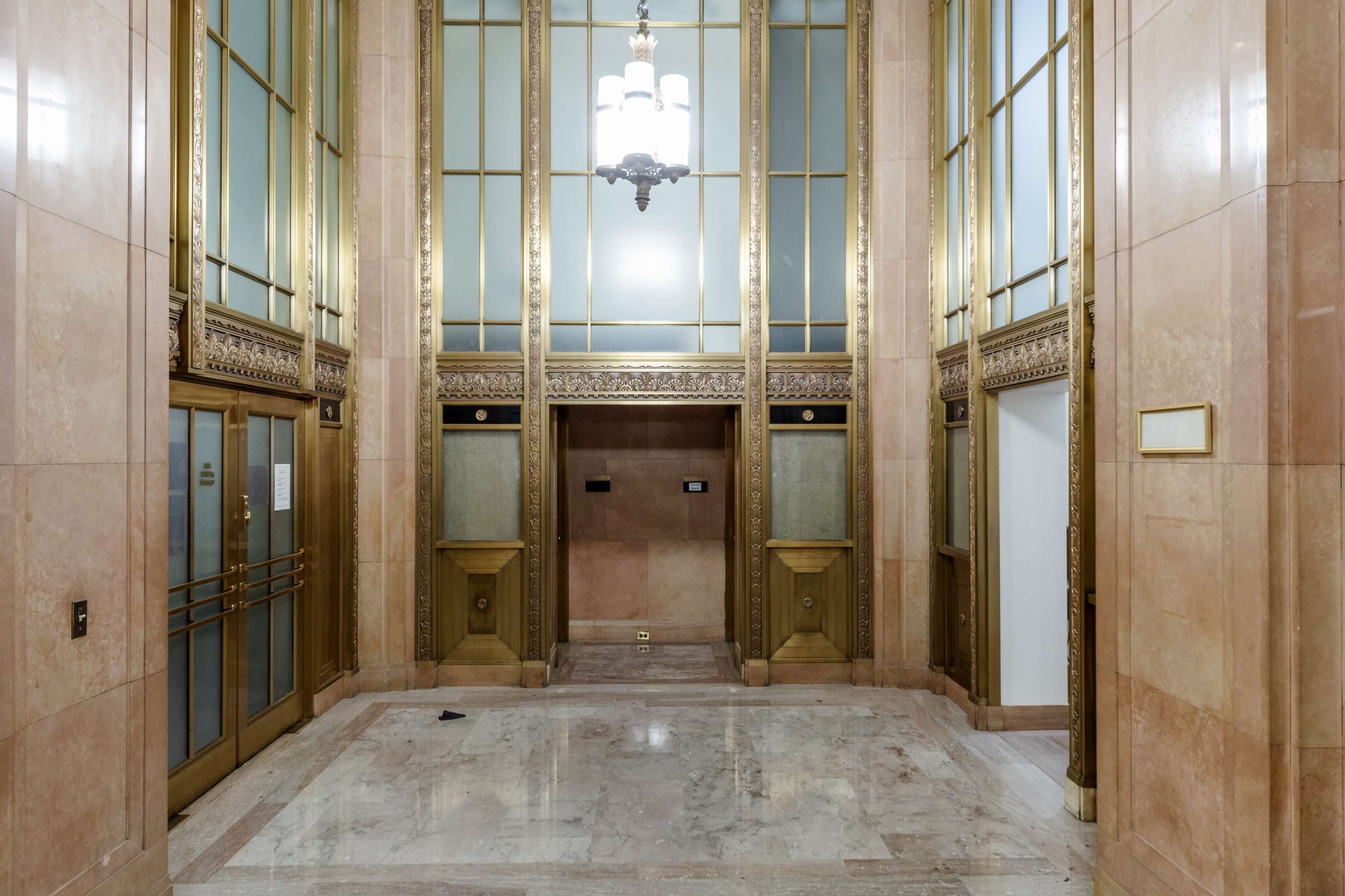 Grand 1930's Marble & Brass Lobby - Downtown Image in Southwest Portland, Portland, OR