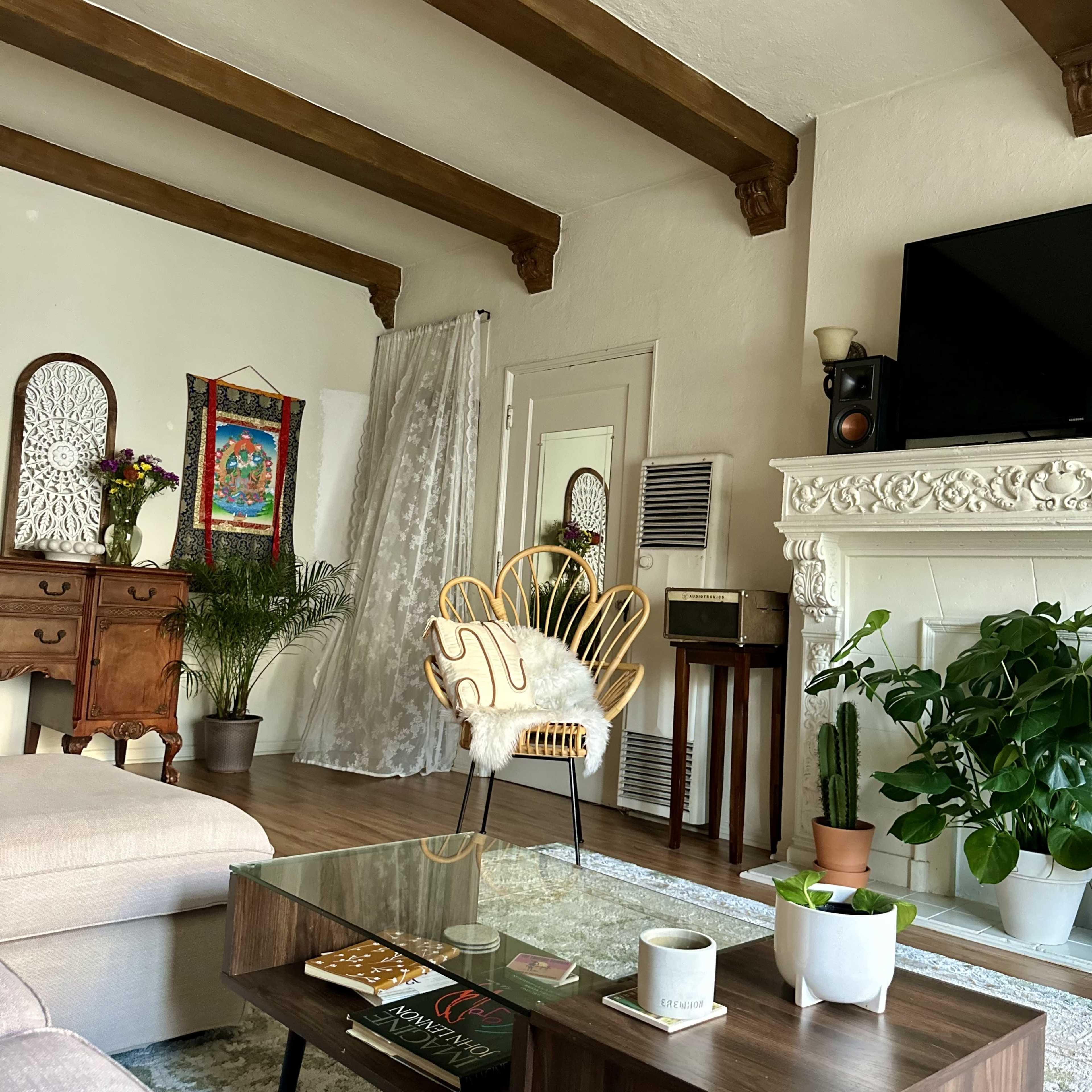 Boho Vintage Spanish Revival 1920s Apartment Image in Central LA, Los Angeles, CA