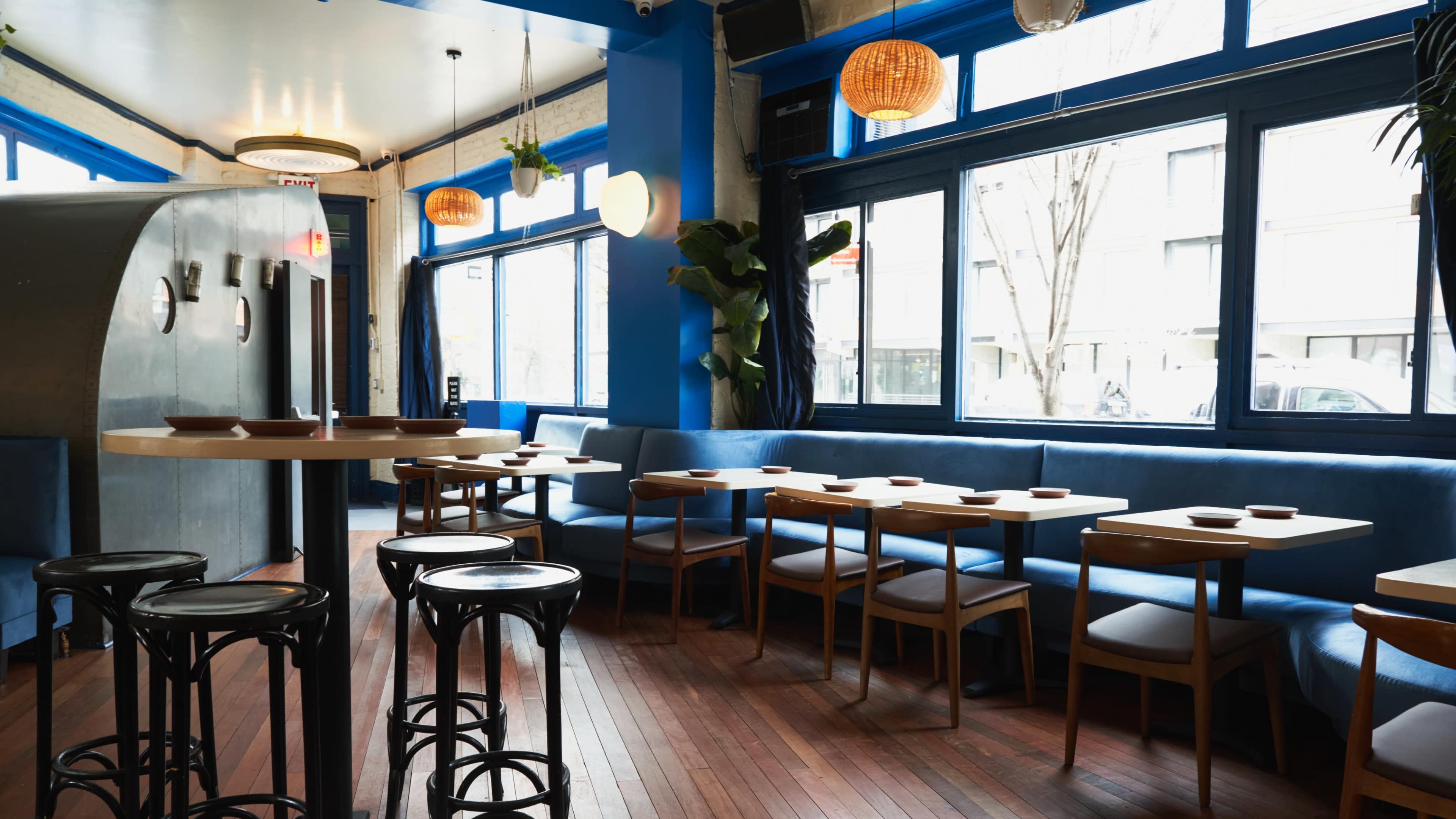 Well-designed and airy beautiful restaurant for private events and filming Image in Williamsburg, Brooklyn, NY
