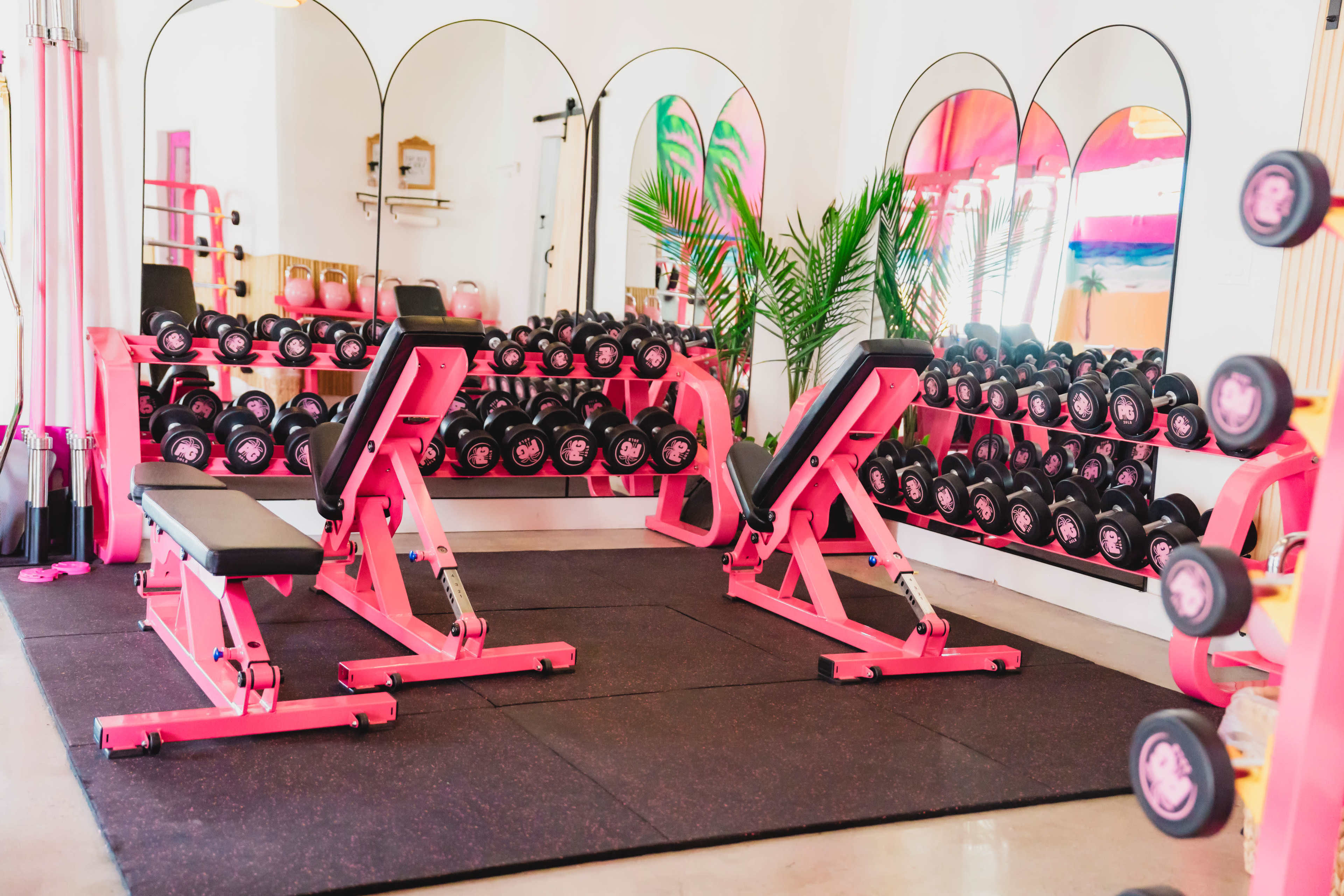 PWRGRLS Pink Gym – Beach Vibes, Strength, & Bold Feminine Energy Image in Sherman Oaks, Sherman Oaks, CA