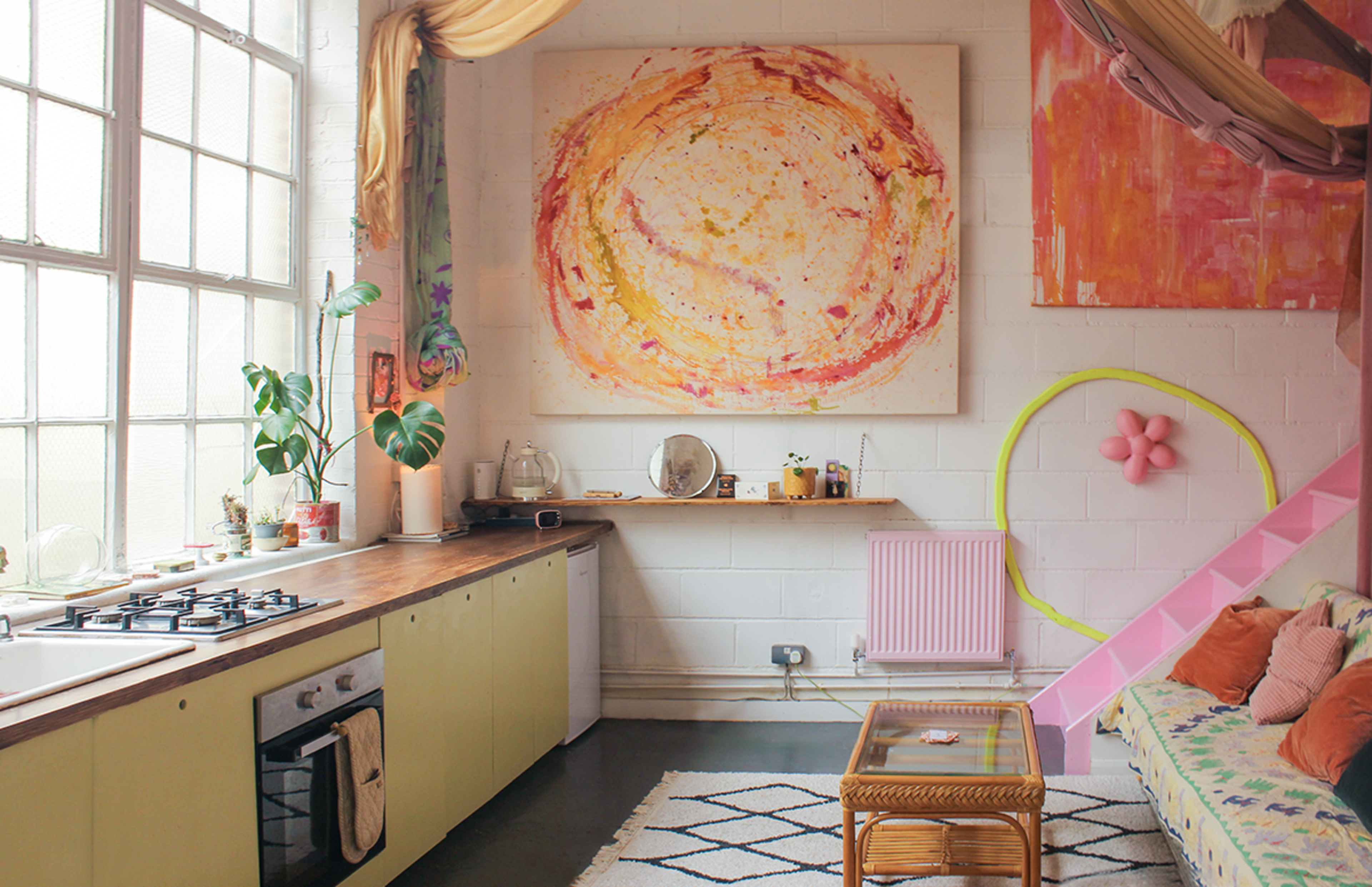Artist Palace Haven Warehouse Loft - Colourful Lifestyle Photo Shoot / Video Film Location / Photography Studio Hackney Wick Image in Fish Island, London, ENG