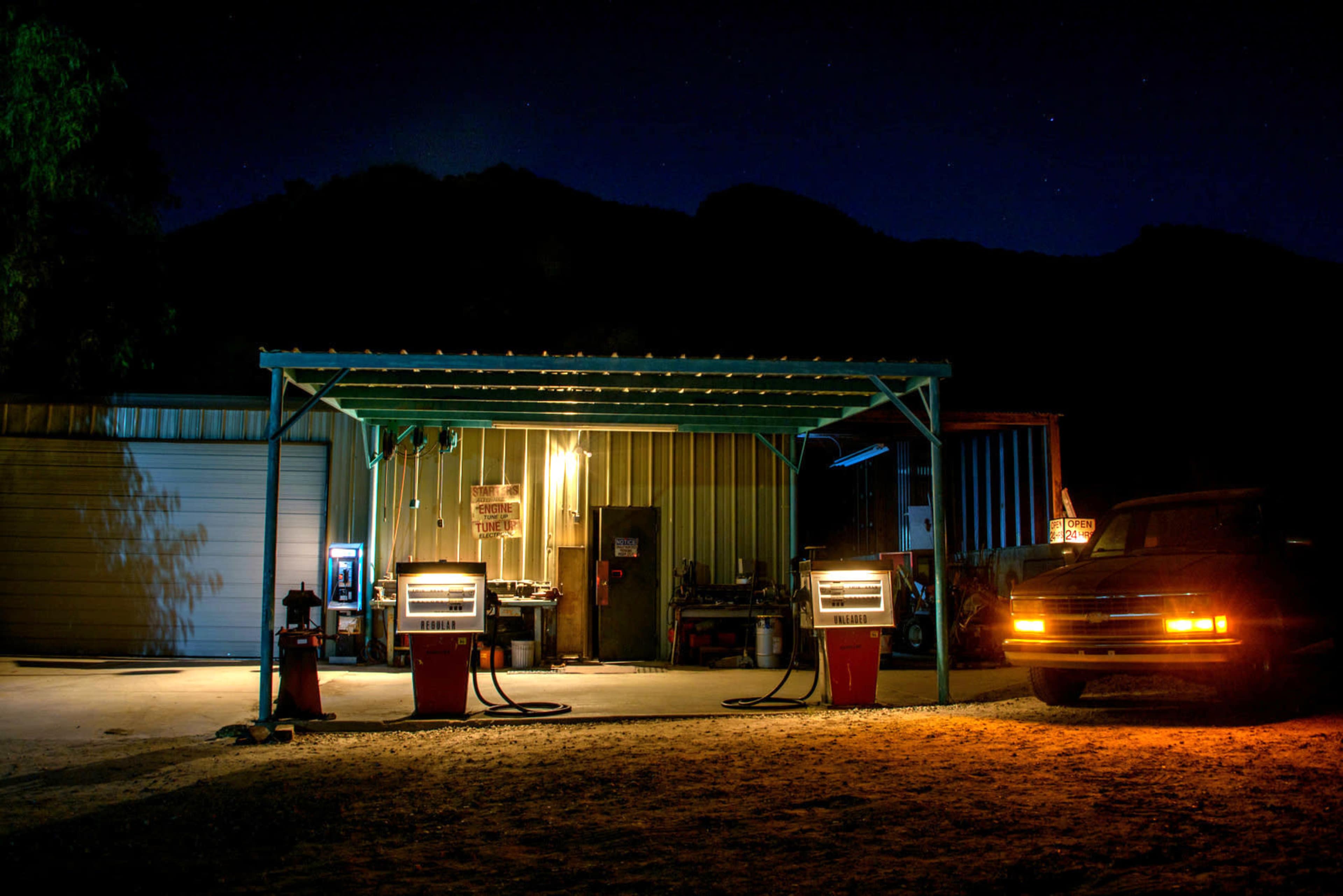 Multi set Gas Station close Desert Movie ranch Image in Santa Clarita, Santa Clarita, CA