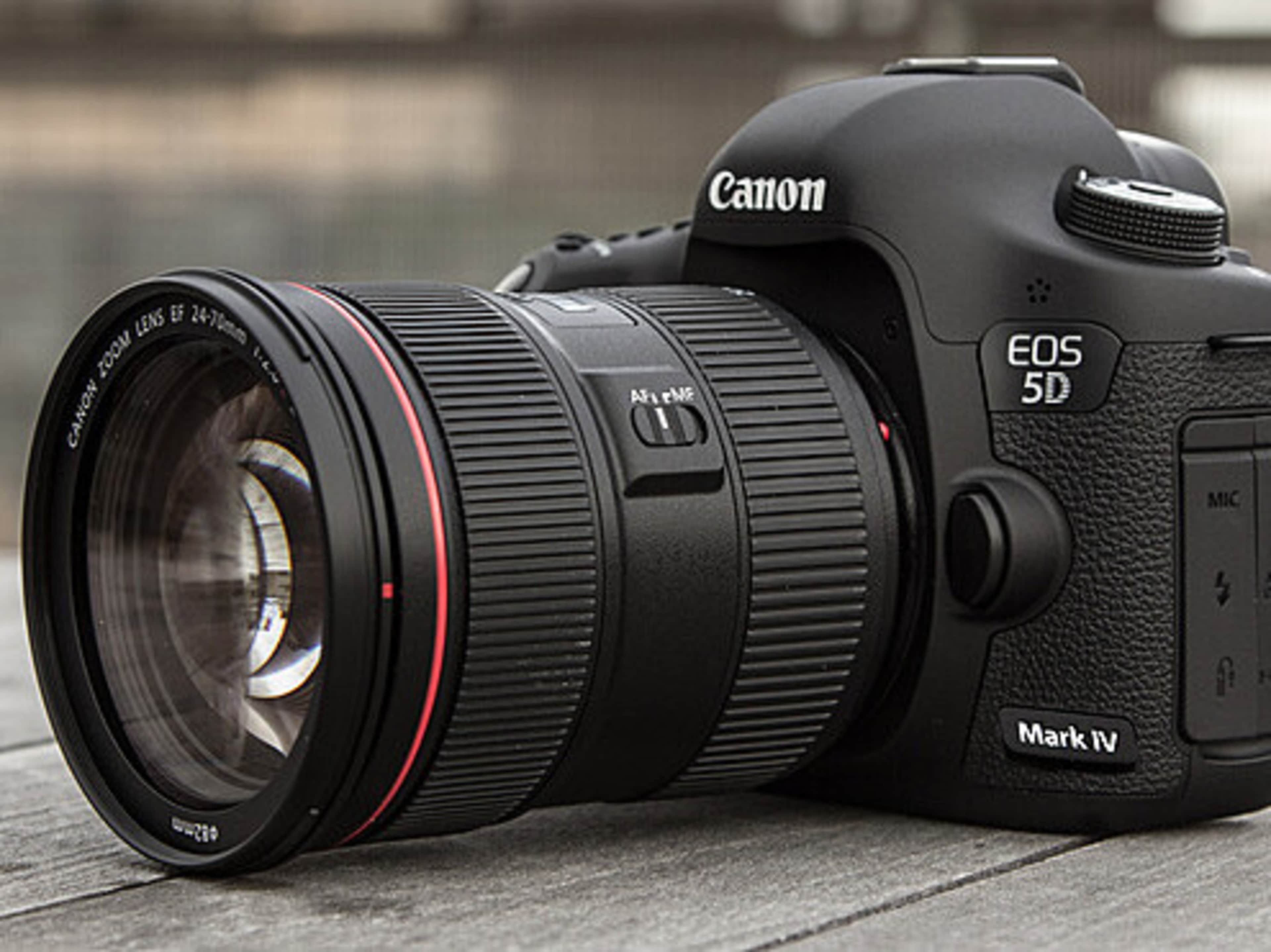 DSLR Camera with Lens - Canon 5d Mark Iv & 24-70mm