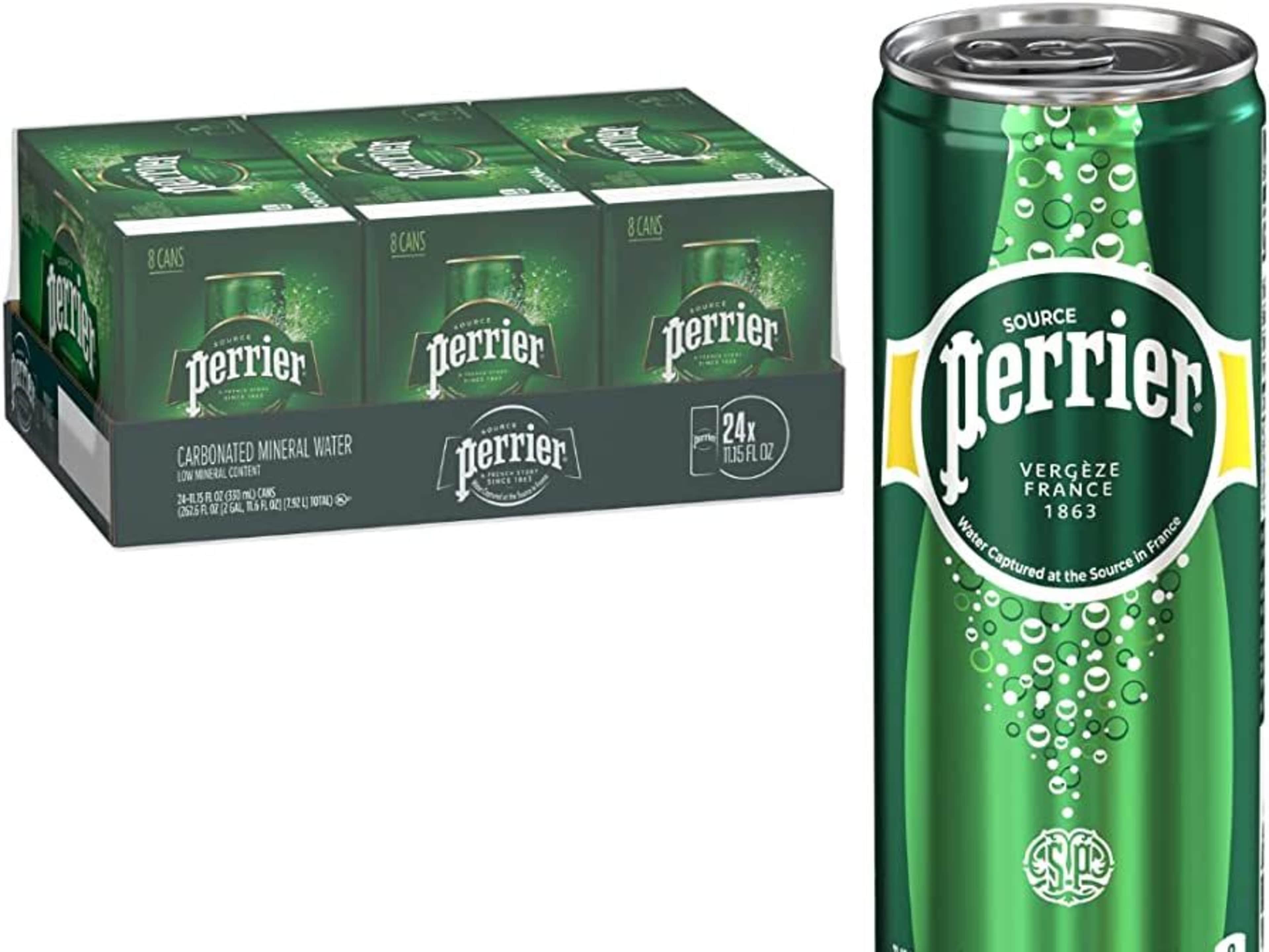 Perrier Sparkling Water (8 cans)