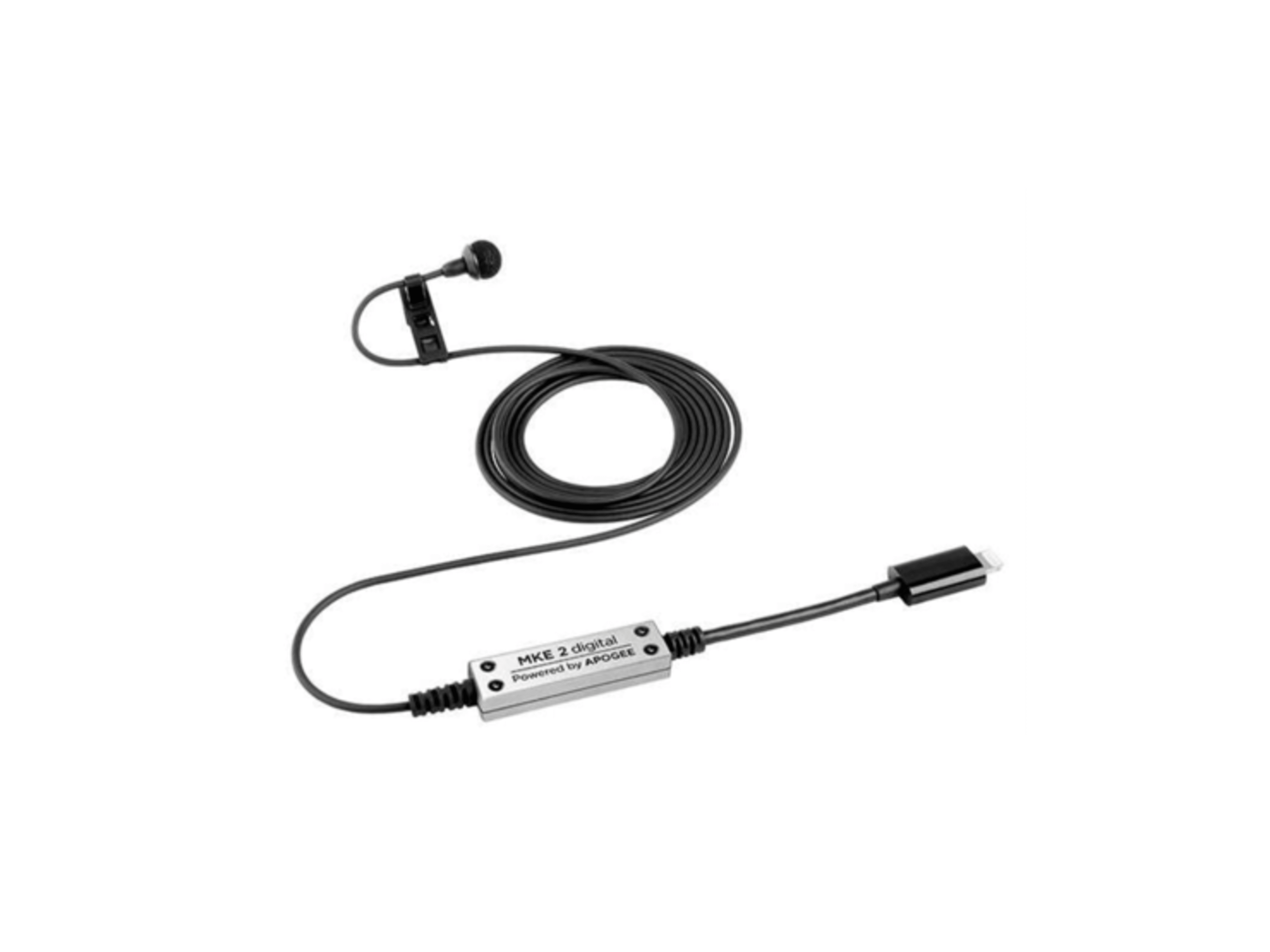 Professional digital clip-on microphone
