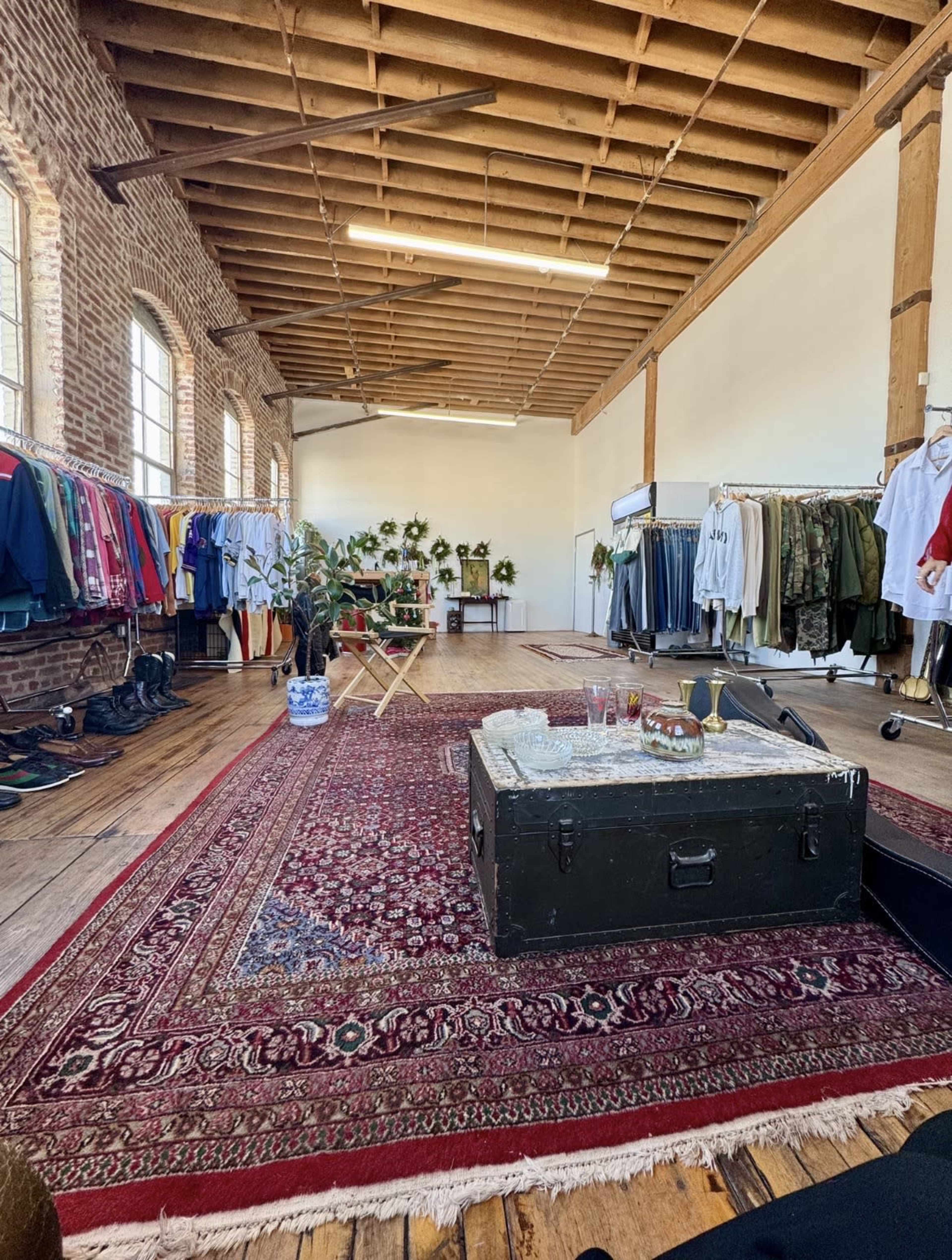Sunlit Brick Loft Studio with Vintage Details & Wood Floors Image in Central LA, Los Angeles, CA