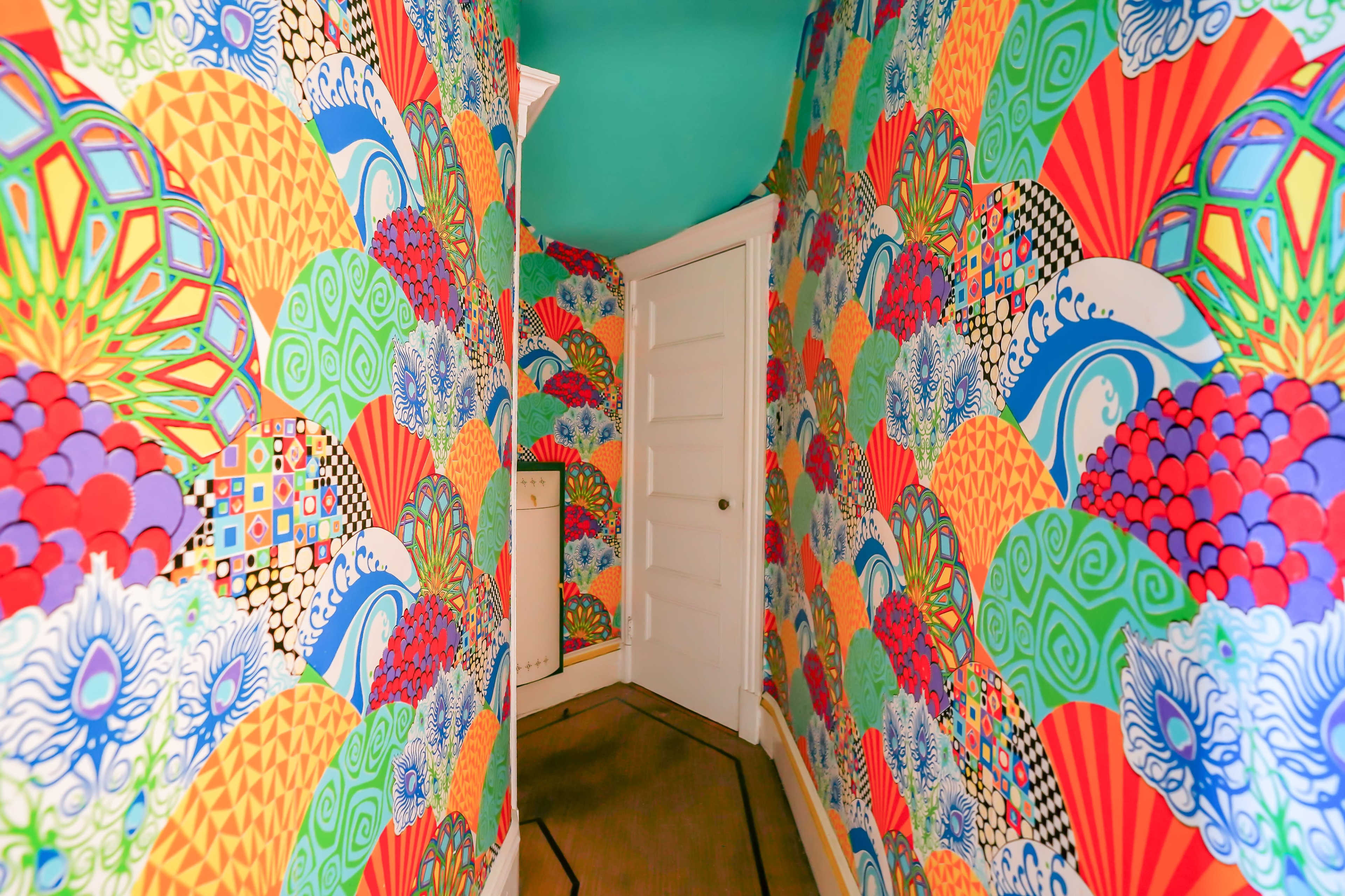 Vintage Wallpaper House w/ Natural Light, Antique Image in Belle Harbor, Belle Harbor, NY