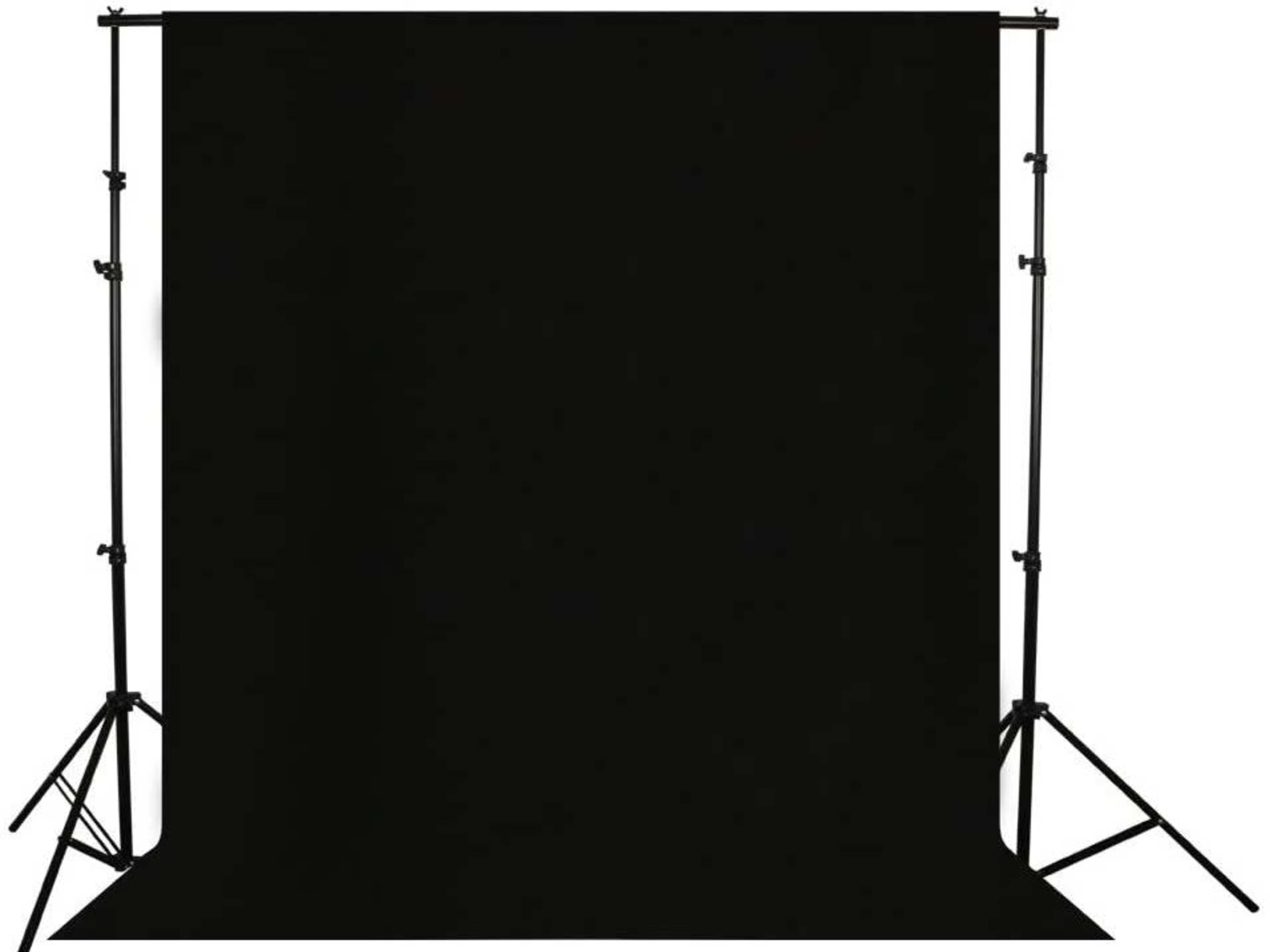 9’ MUSLIN Black Backdrop