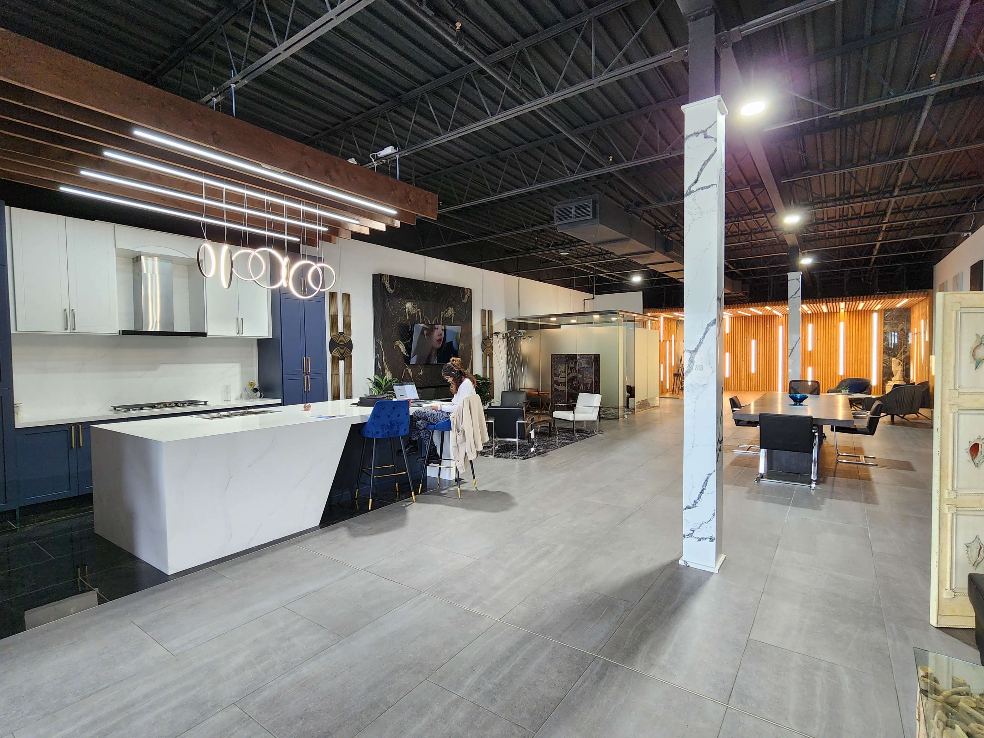 Centrally located high end modern retail showroom Image in Dixie, Mississauga, ON