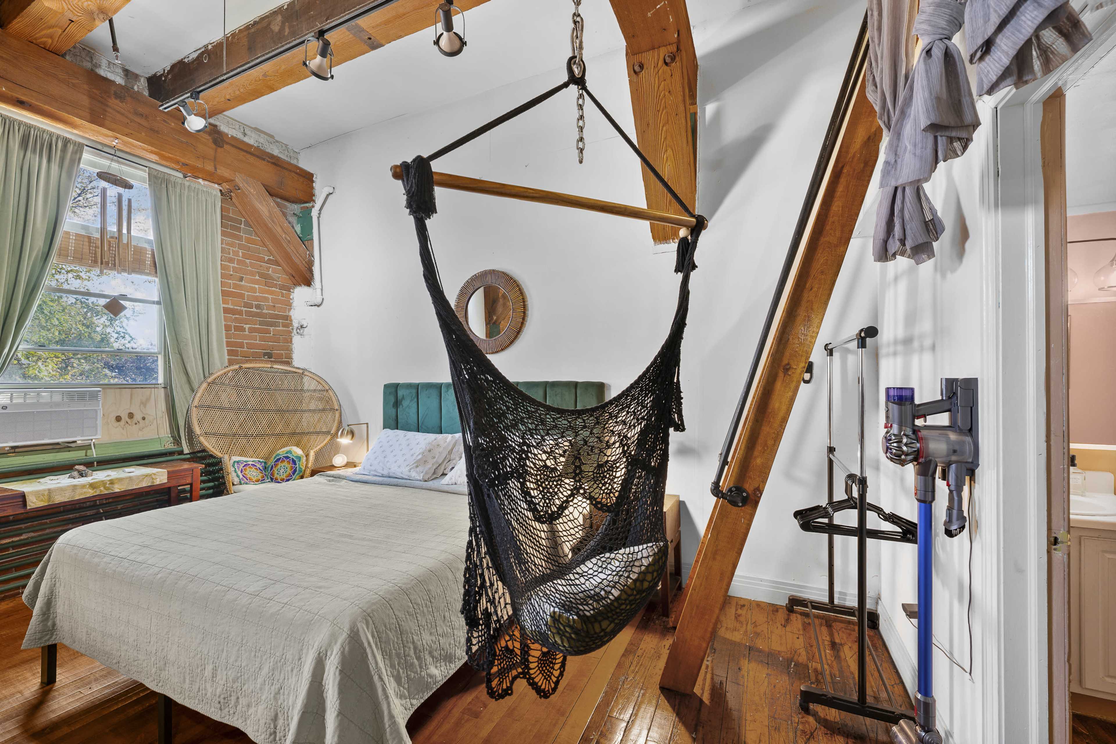 Bohemian Loft with folk art decor Image in Russell Industrial, Detroit, MI