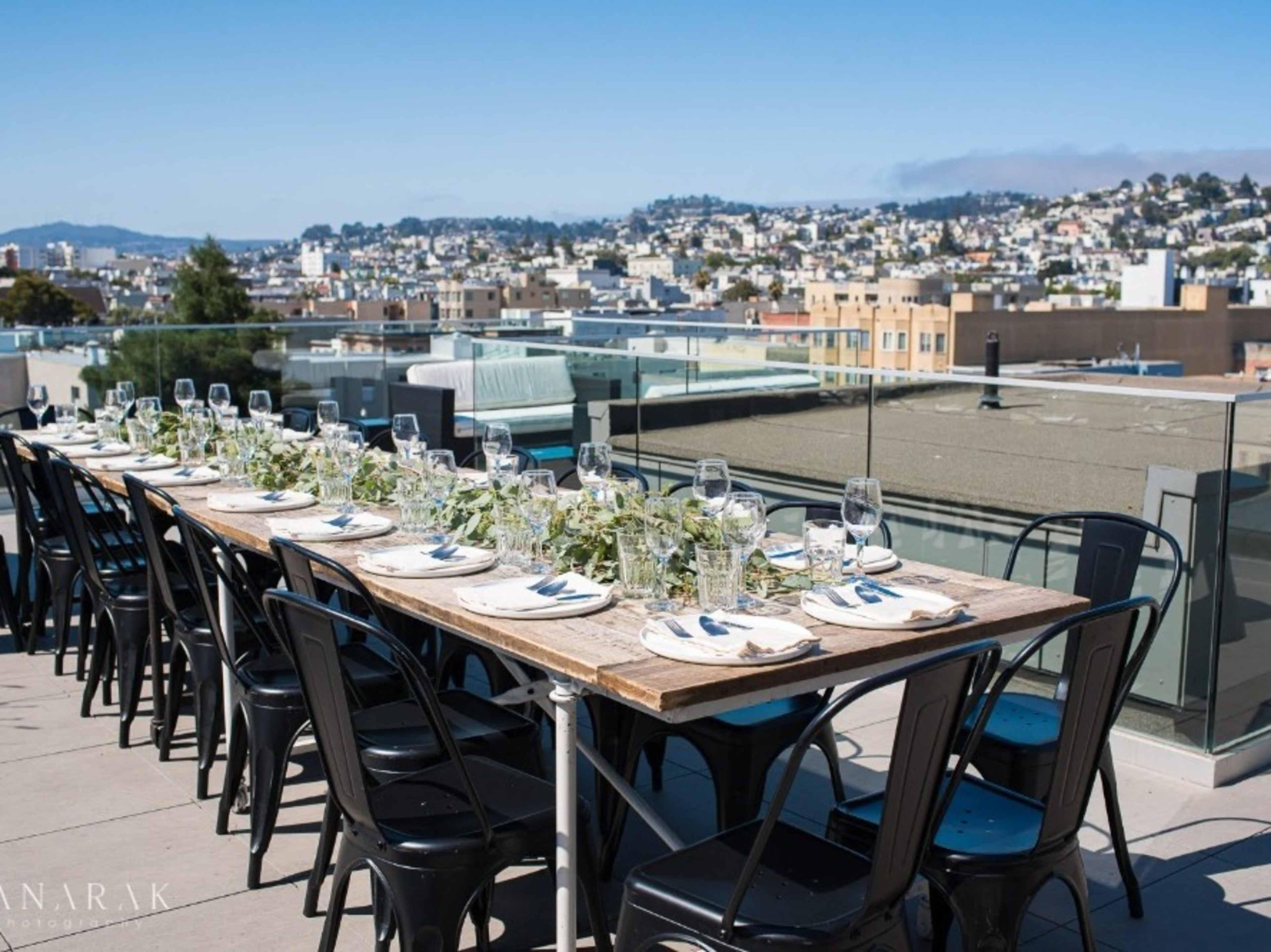 Dining table with chair for 20 guests