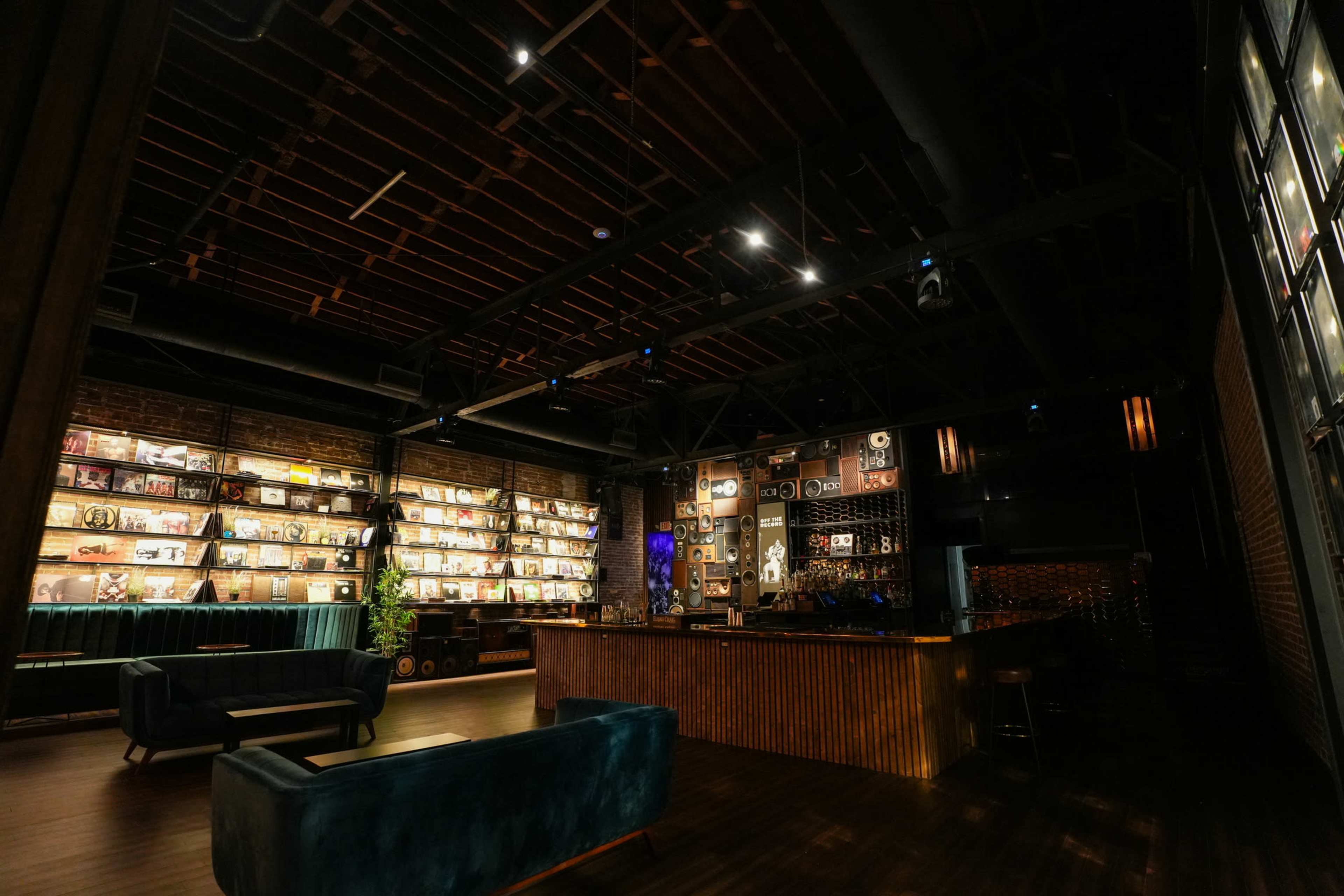 The hip bar and record store with a posh vintage decor Image in Downtown Houston, Houston, TX