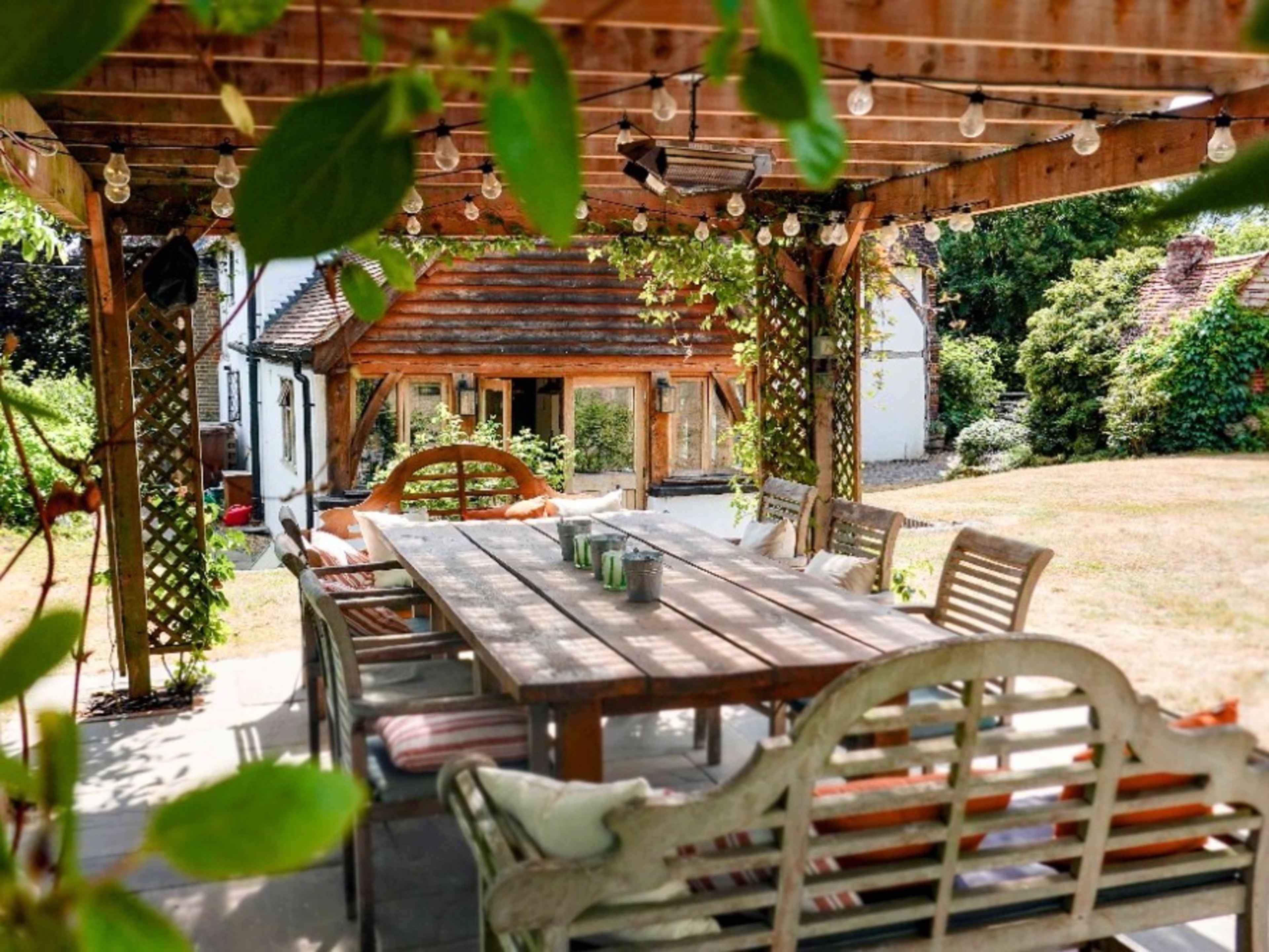 Covered waterproof Pergola
