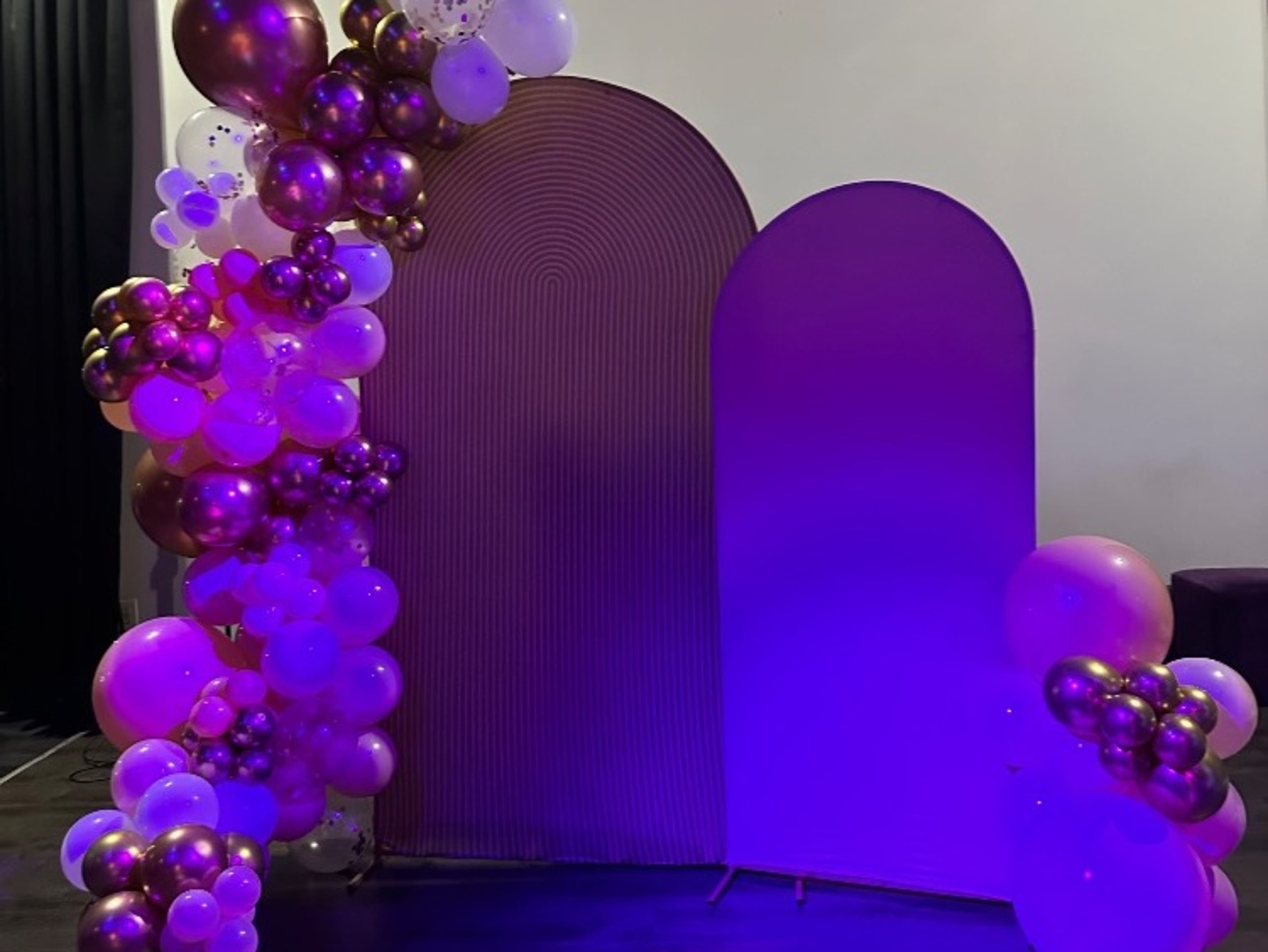 Luxury Balloon & Arch Backdrop Setup