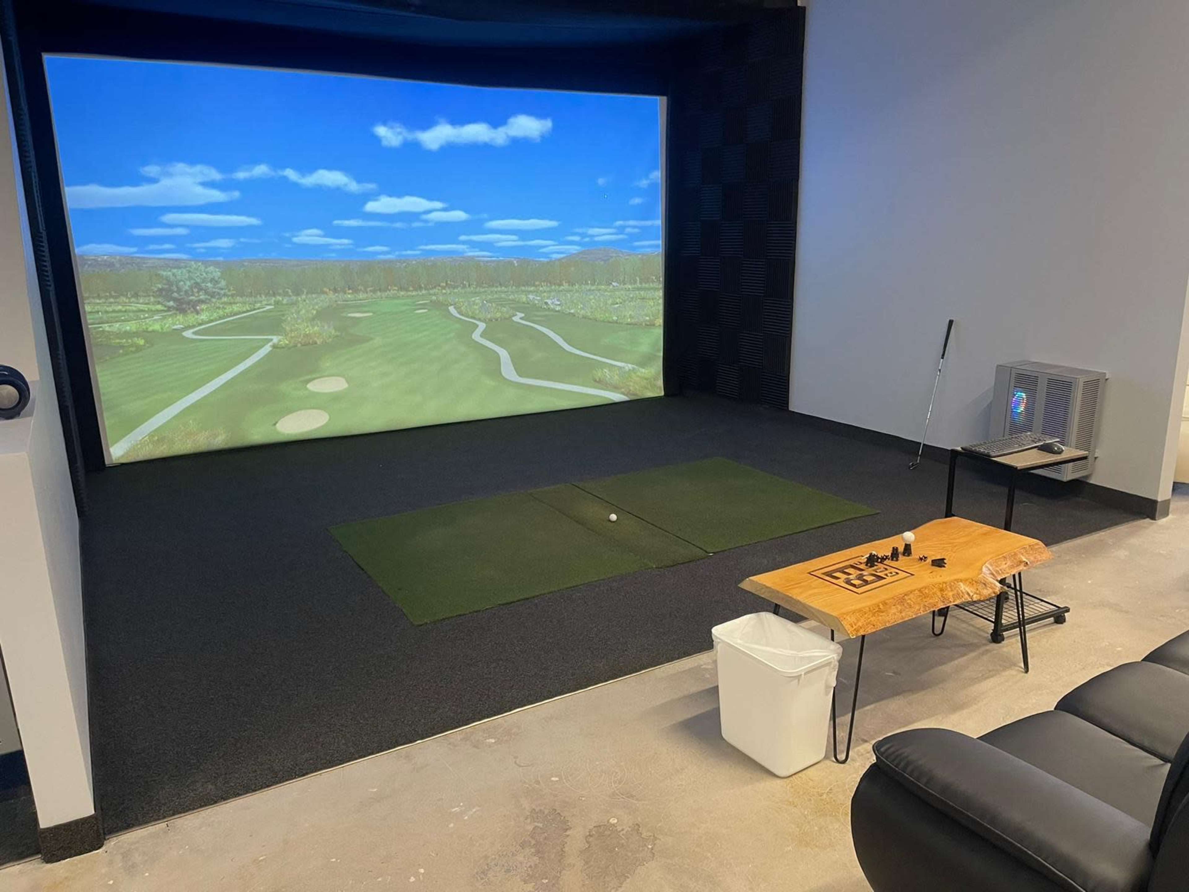 Modern Indoor Golf Studio with a Stylish Industrial Vibe Image in Orangeville, Orangeville, ON