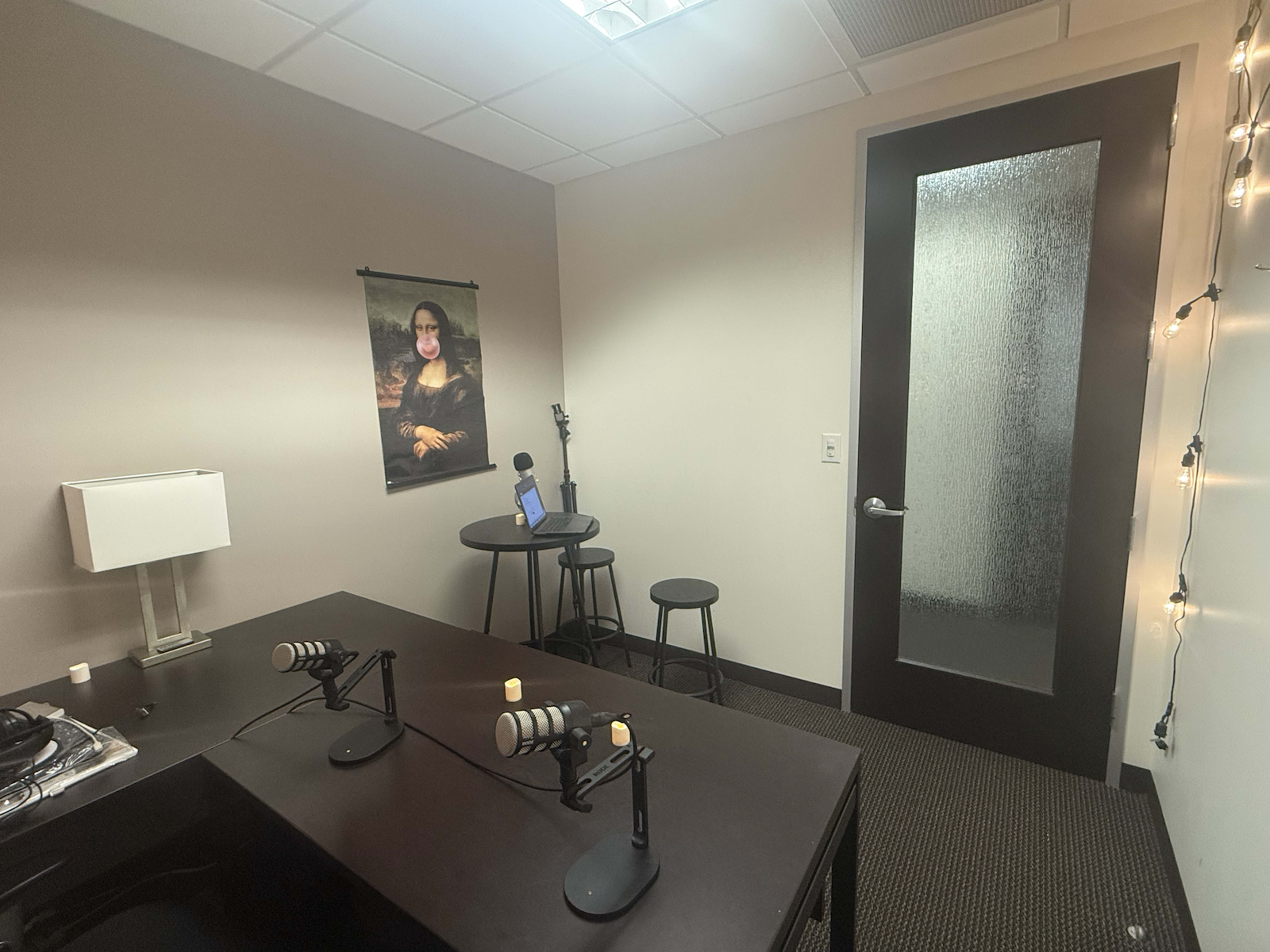 Fully Setup and Decorated Podcast Studio Image in Dearborn, Dearborn, MI