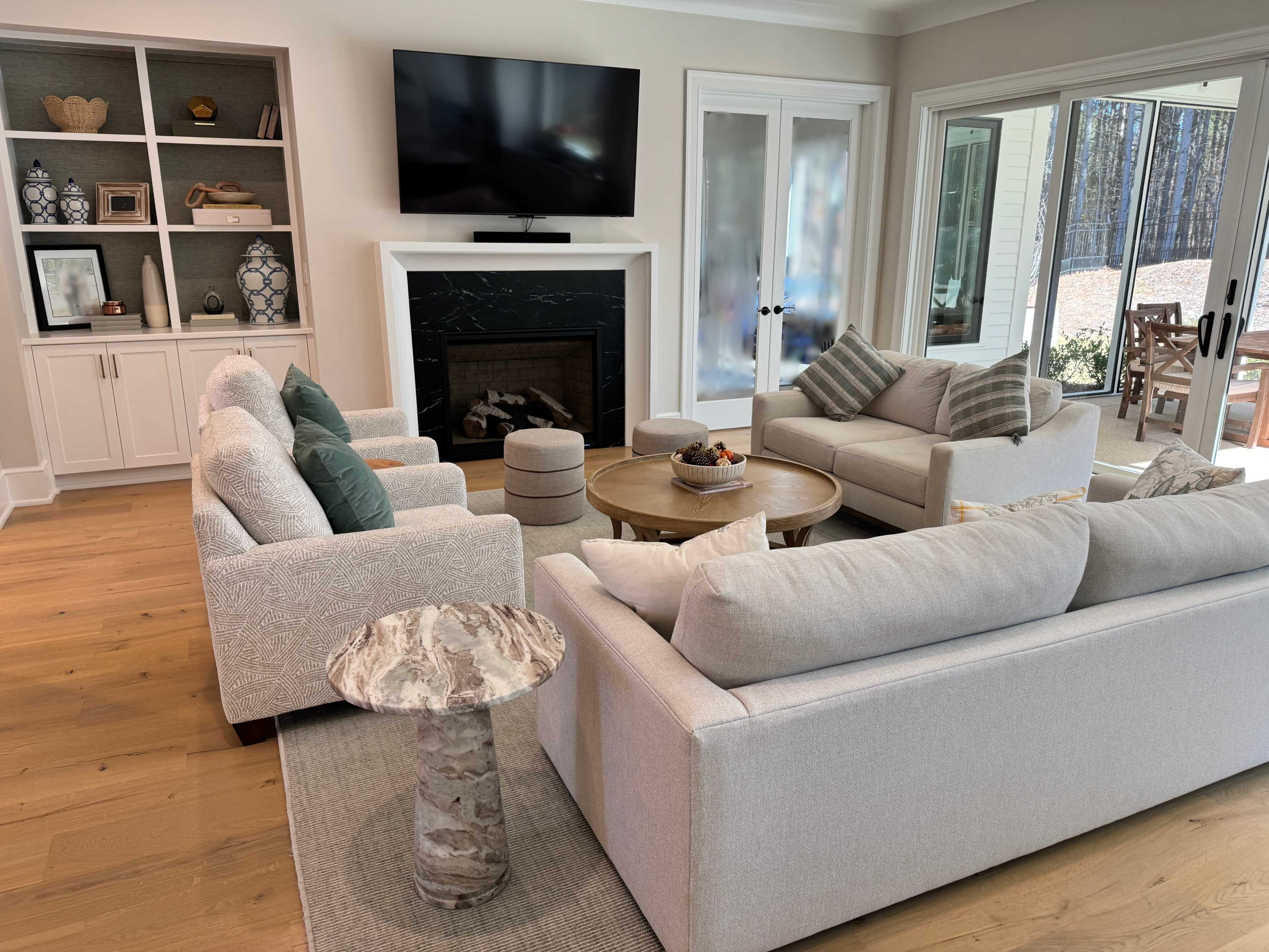 Natural Light + Elegant Textures Studio | Cream & Sage Home Image in Cary, Apex, NC