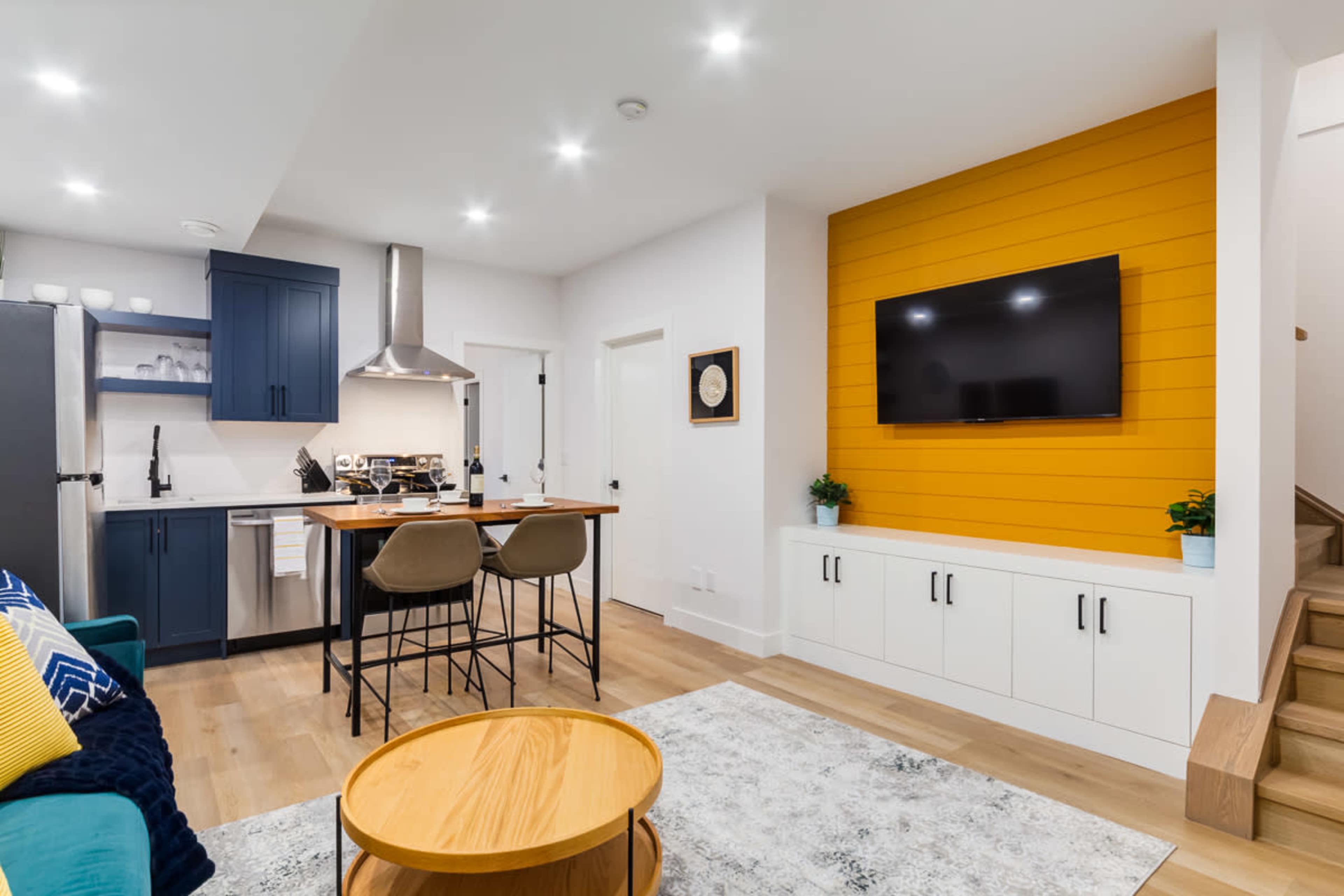 Urban Duplex w/ Hot Tub, 2 Kitchens & Fireplace. Image in Southwest Calgary, Calgary, AB