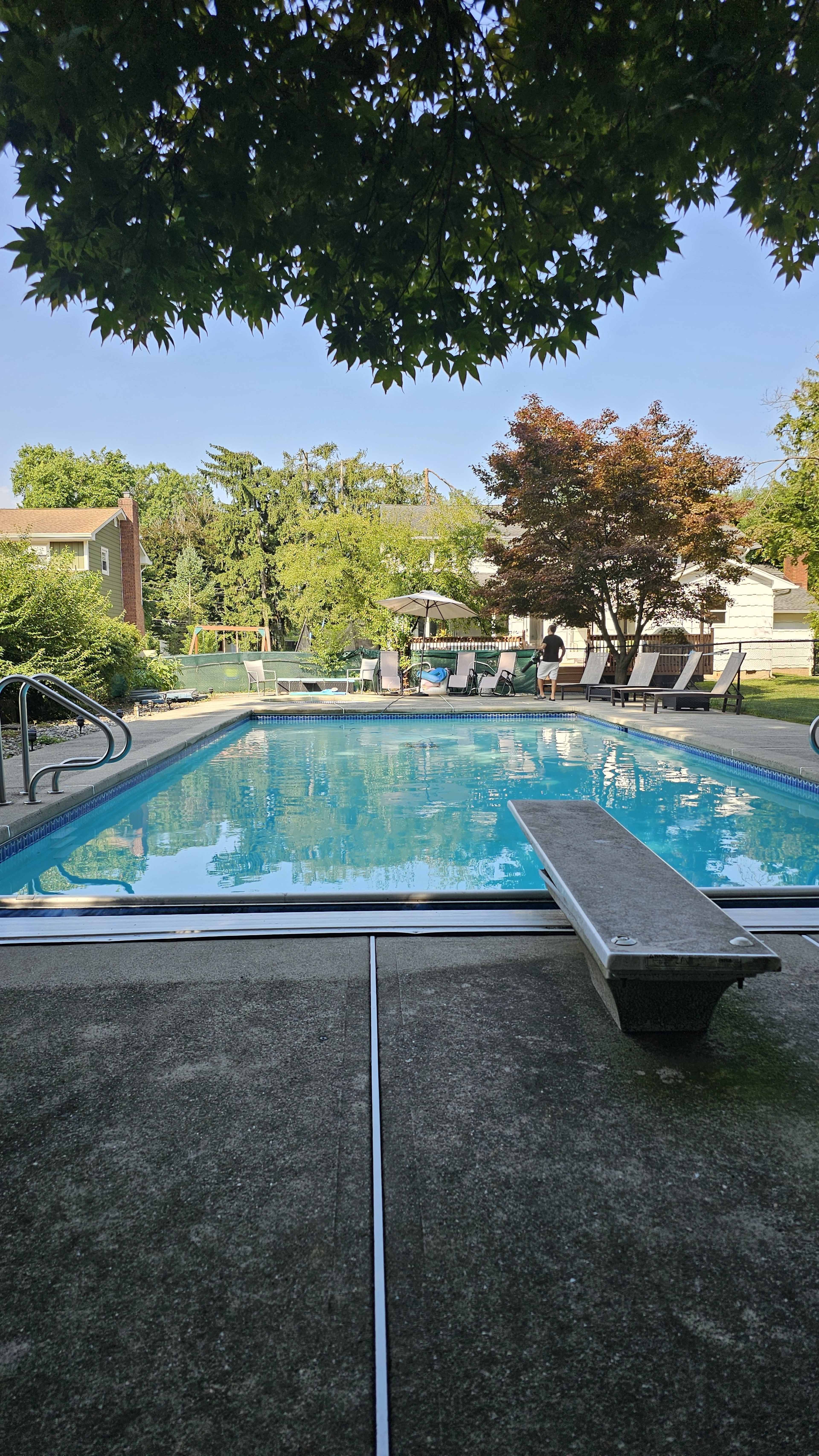 Beautiful Backyard Private Pool & Hot Tub Image in Edison, Edison, NJ