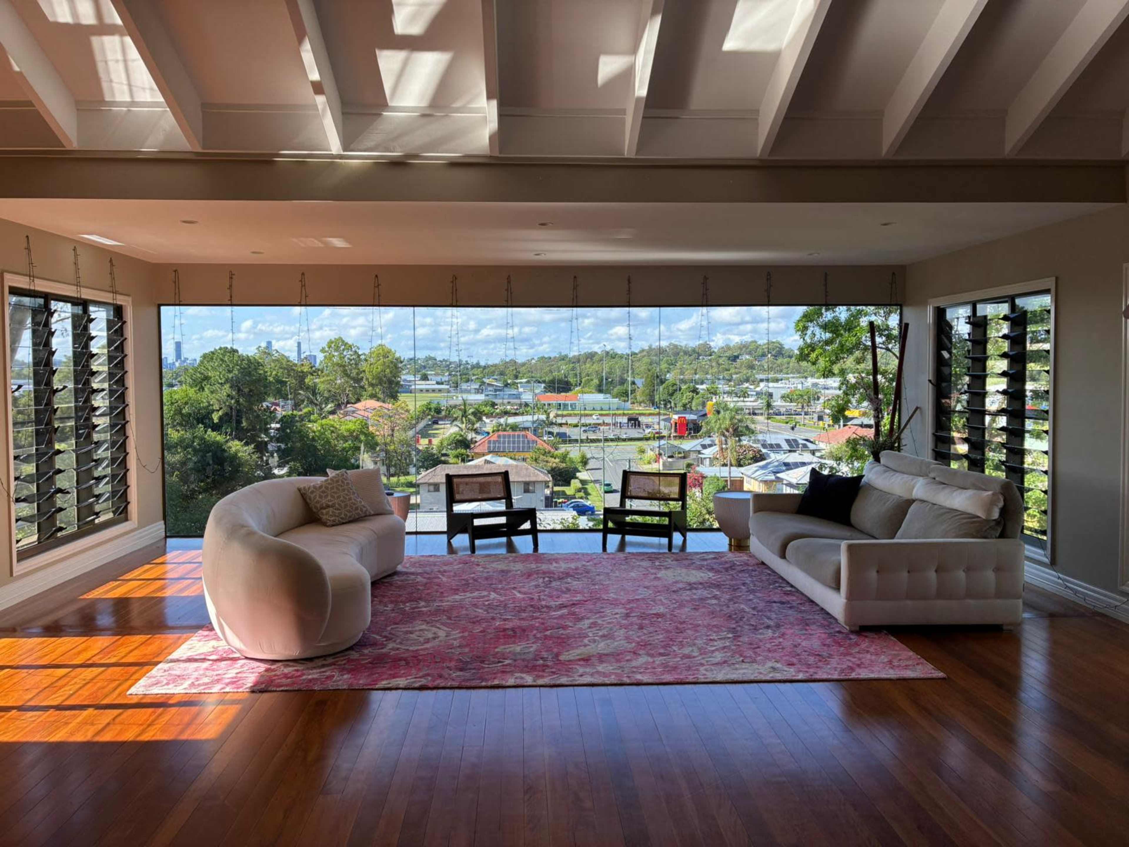 Architectural Hilltop Home with City Views, Pool & Subtropical Garden Image in Stafford, Brisbane, Queensland, Australia, QLD