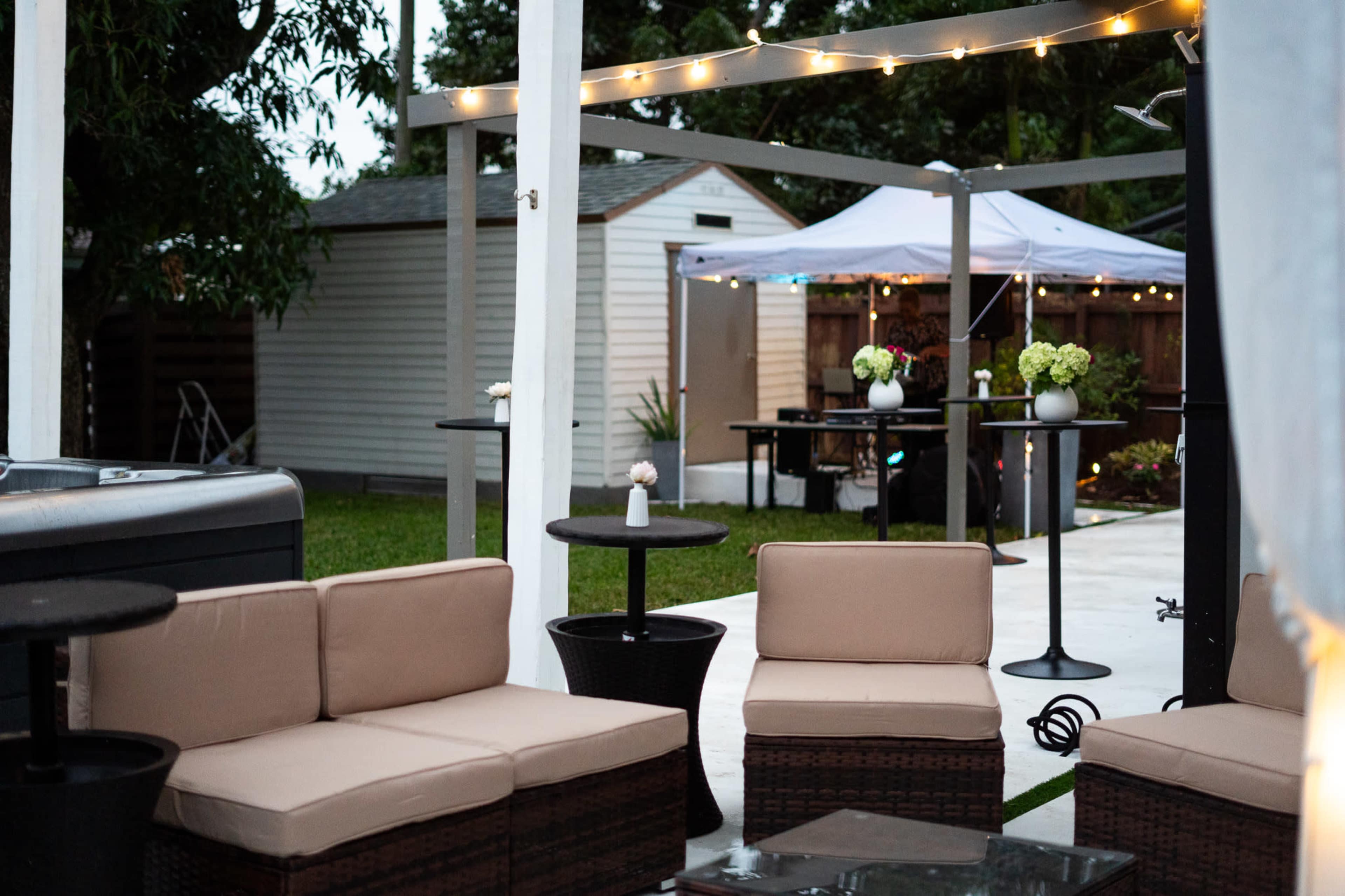 Private Outdoor Oasis with Spa, Stage & Party Yard Image in Hollywood Hills, Hollywood, FL