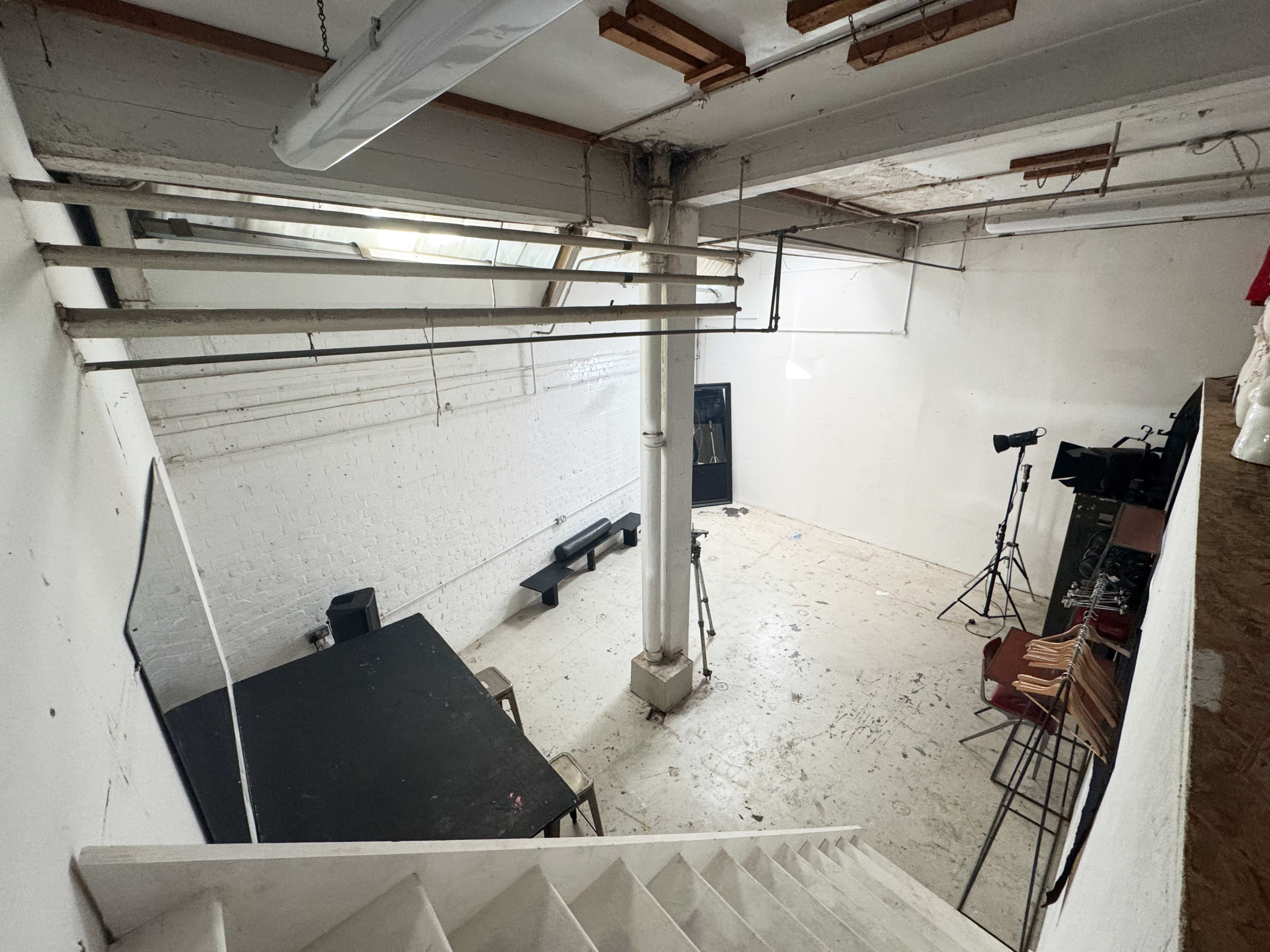 Industrial brutalist warehouse daylight photography film studio Image in Hackney, London, ENG