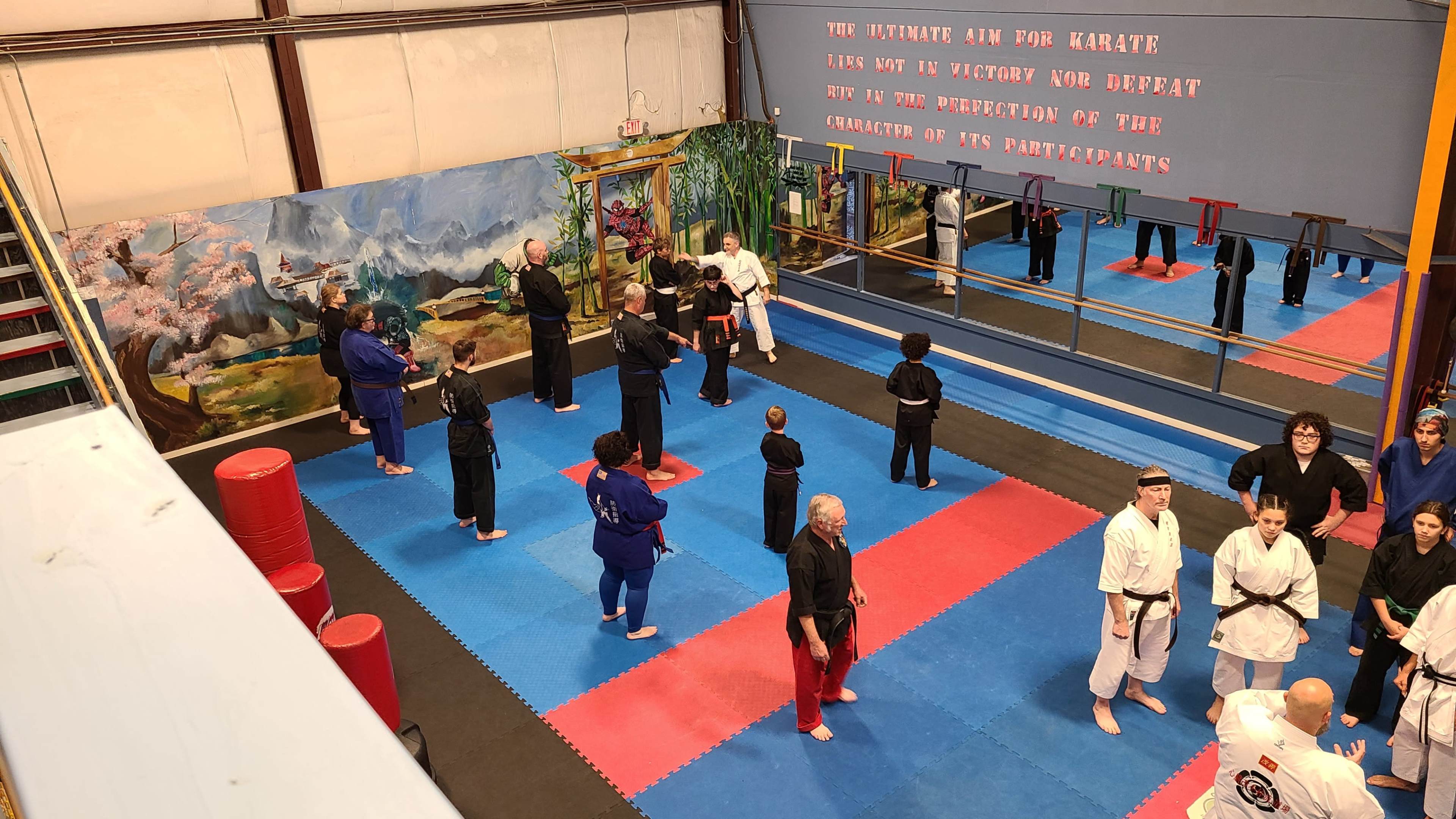 Two Level Floor Martial Arts Warehouse Image in South Hill, Puyallup, WA