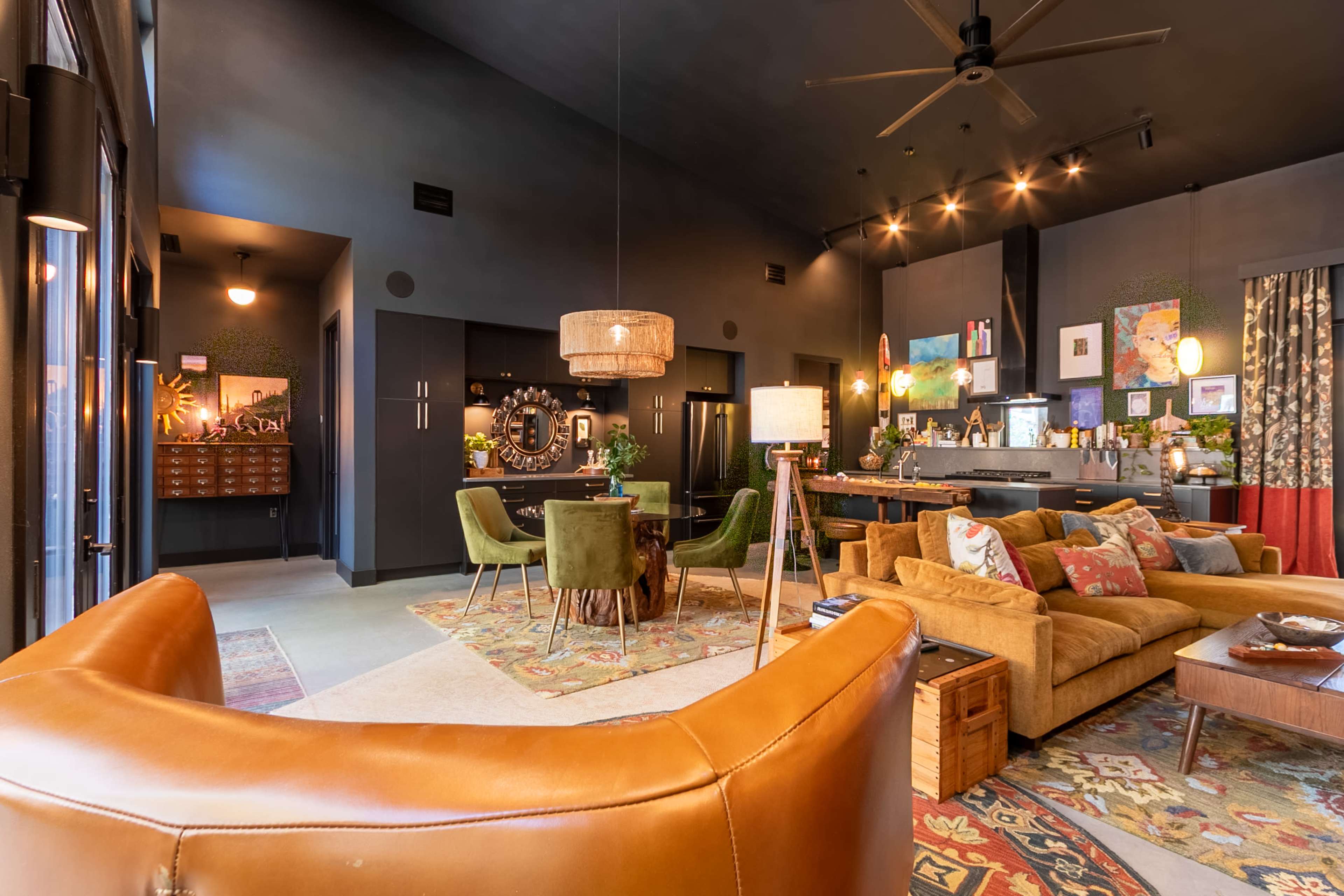 Modern, Industrial, Eclectic, All-Black House Image in Sanford, Sanford, FL