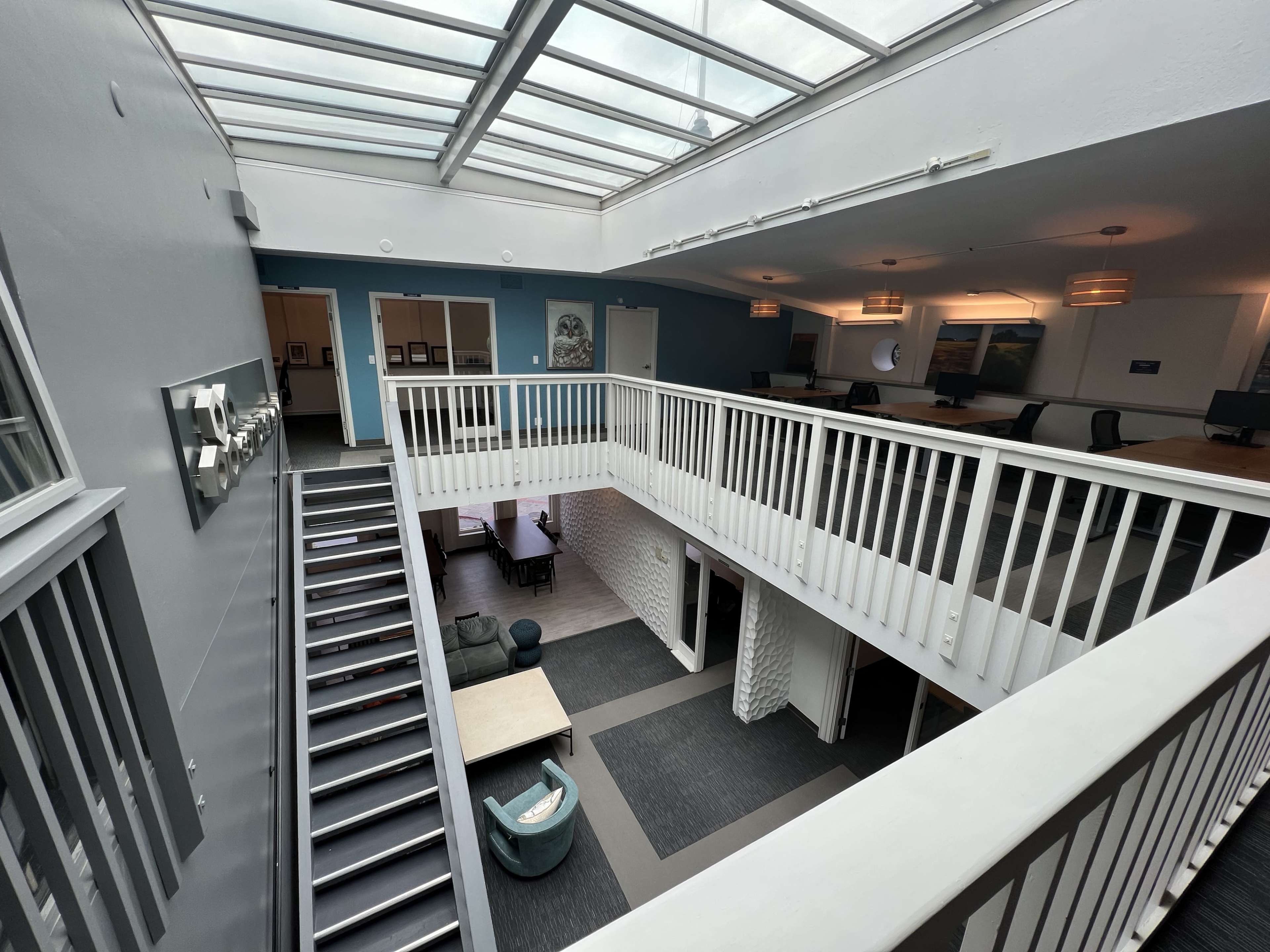 Downtown, on "Restaurant Row", iconic suite in historic building overlooking Broadway's Pedestrian Way. Image in Centennial, Redwood City, CA