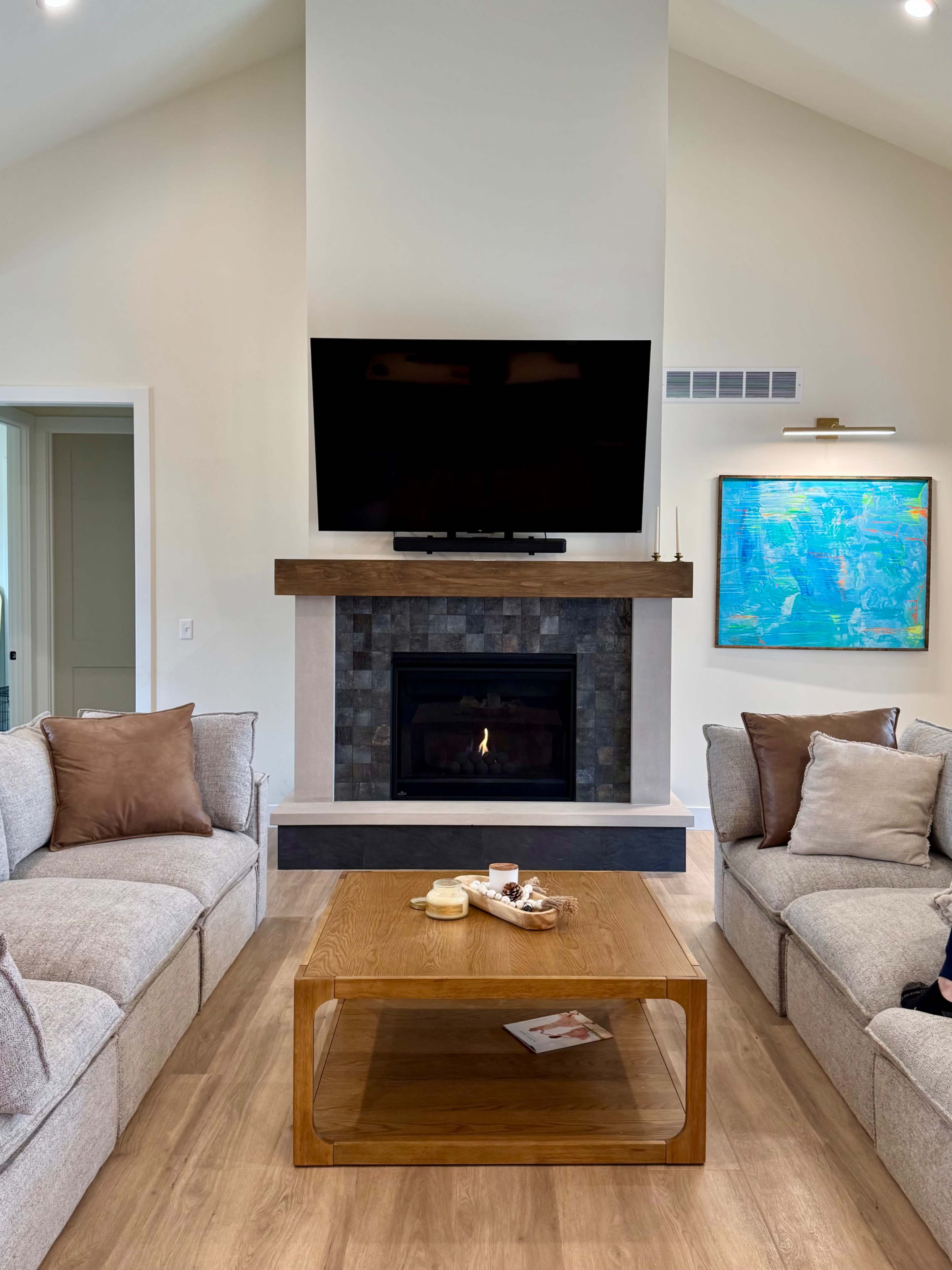 Modern Organic Dream Home with Designer Kitchen, Spa Bath & Natural Light Image in Brighton Township, Brighton, MI