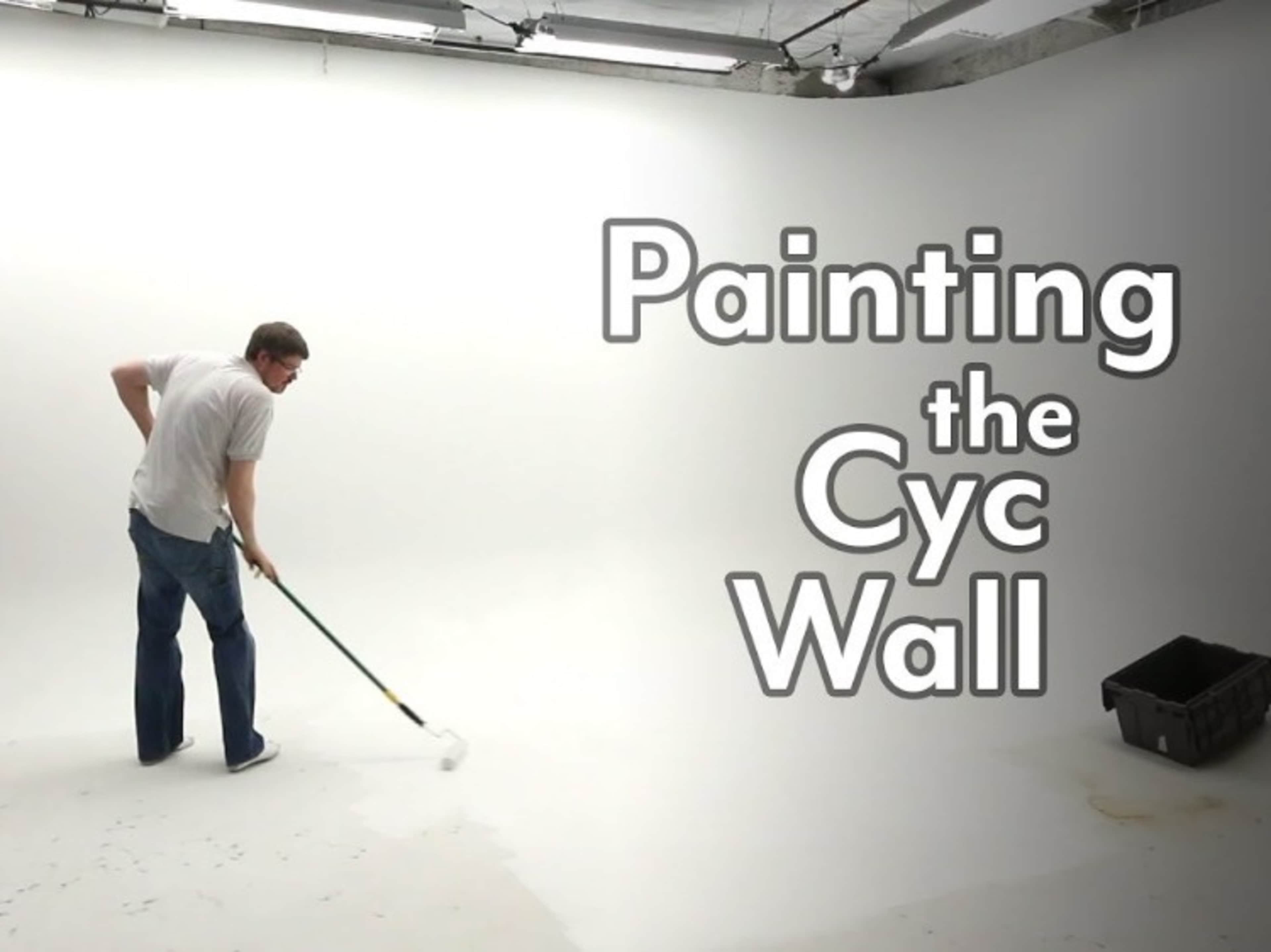 Fresh White Paint For Cyc Wall