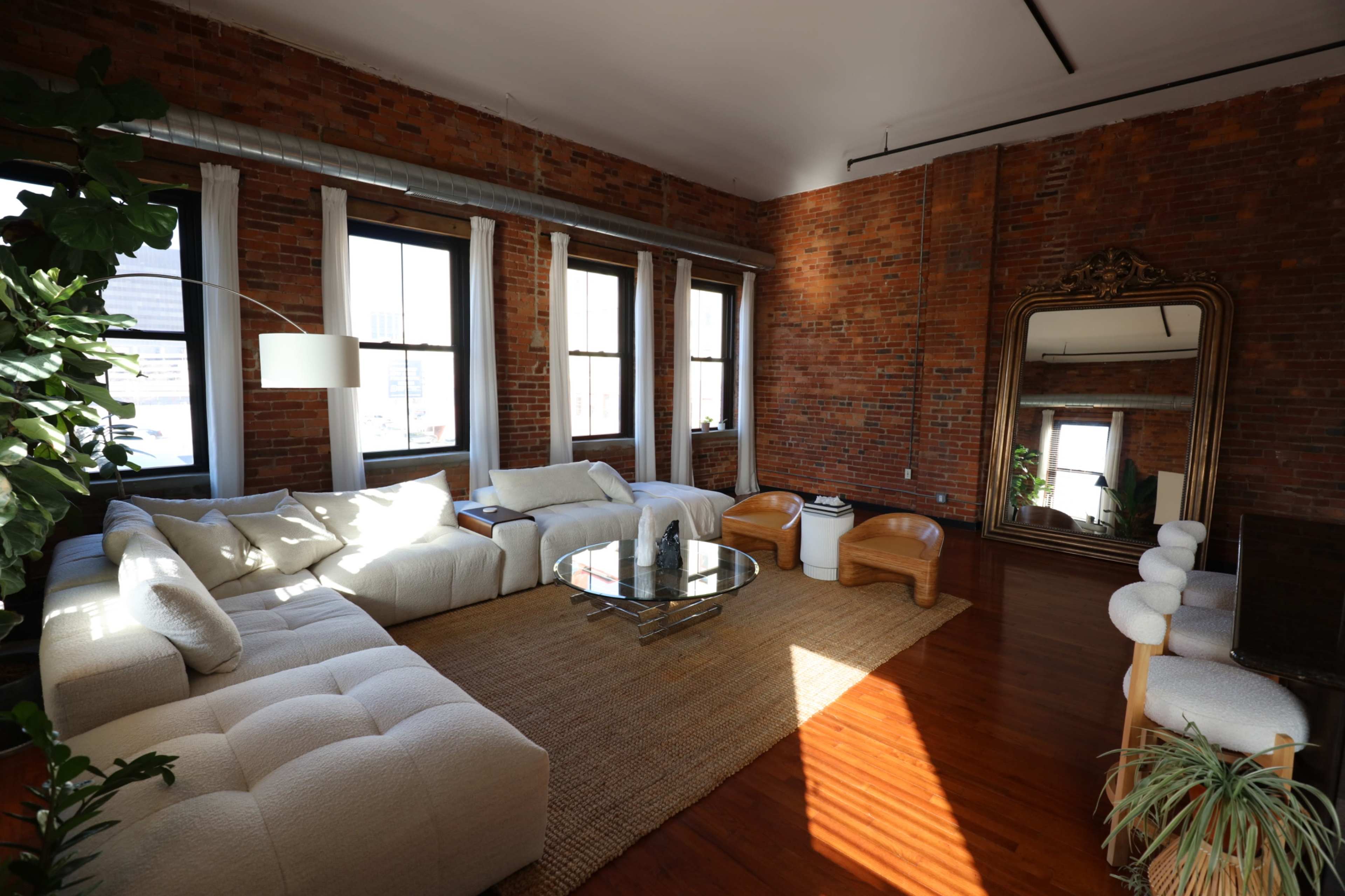 Downtown Industrial Brick Loft Image in Downtown, Columbus, OH