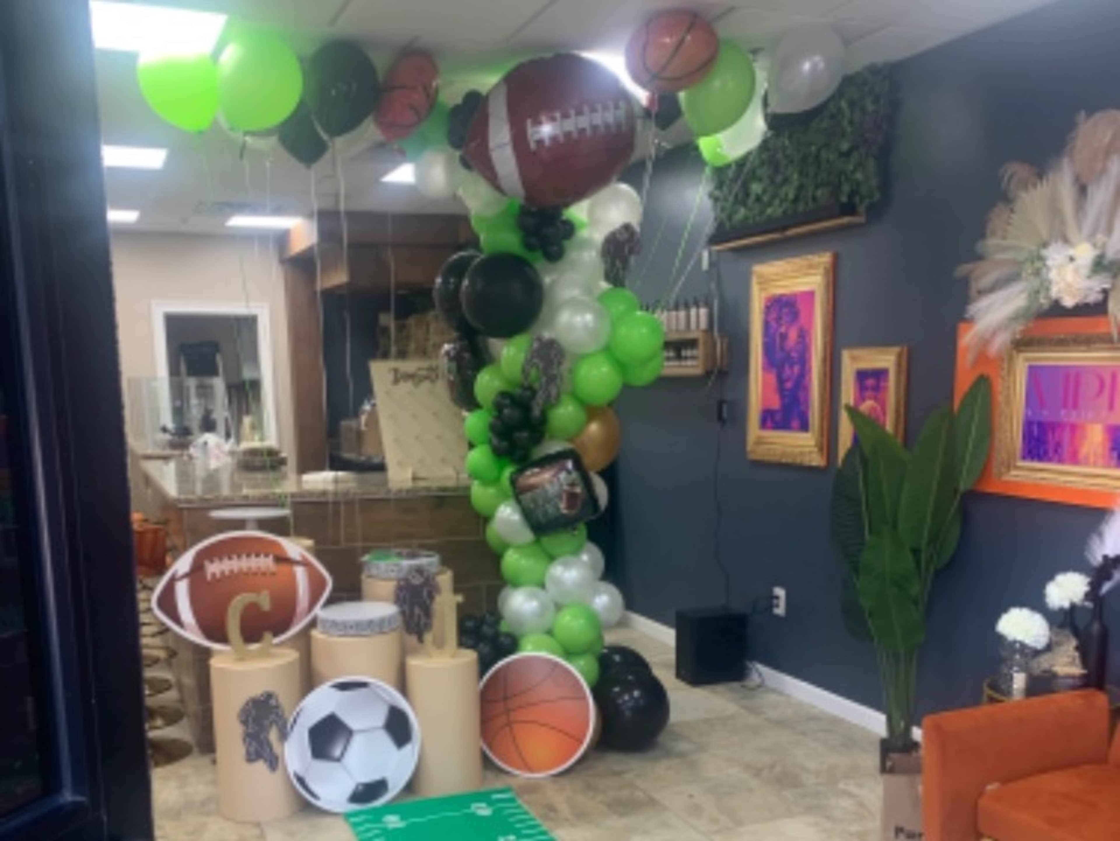 Dessert Buffet with Balloons
